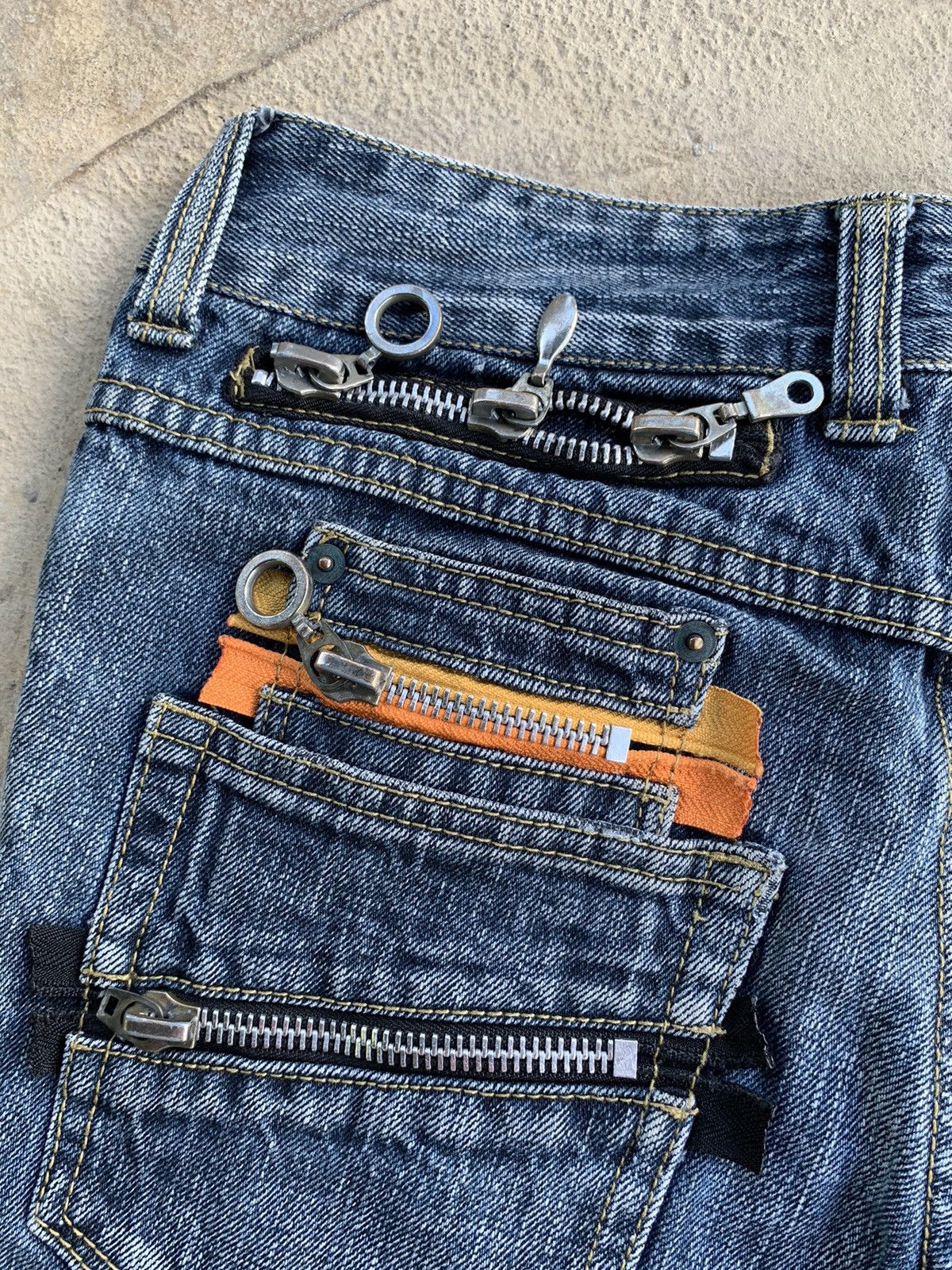 Japanese Brand × Le Grande Bleu (L.G.B.) × semanticdesign Semantic Design Flare Jeans Distressed Denim Size US 30 / EU 46 - 8 Thumbnail
