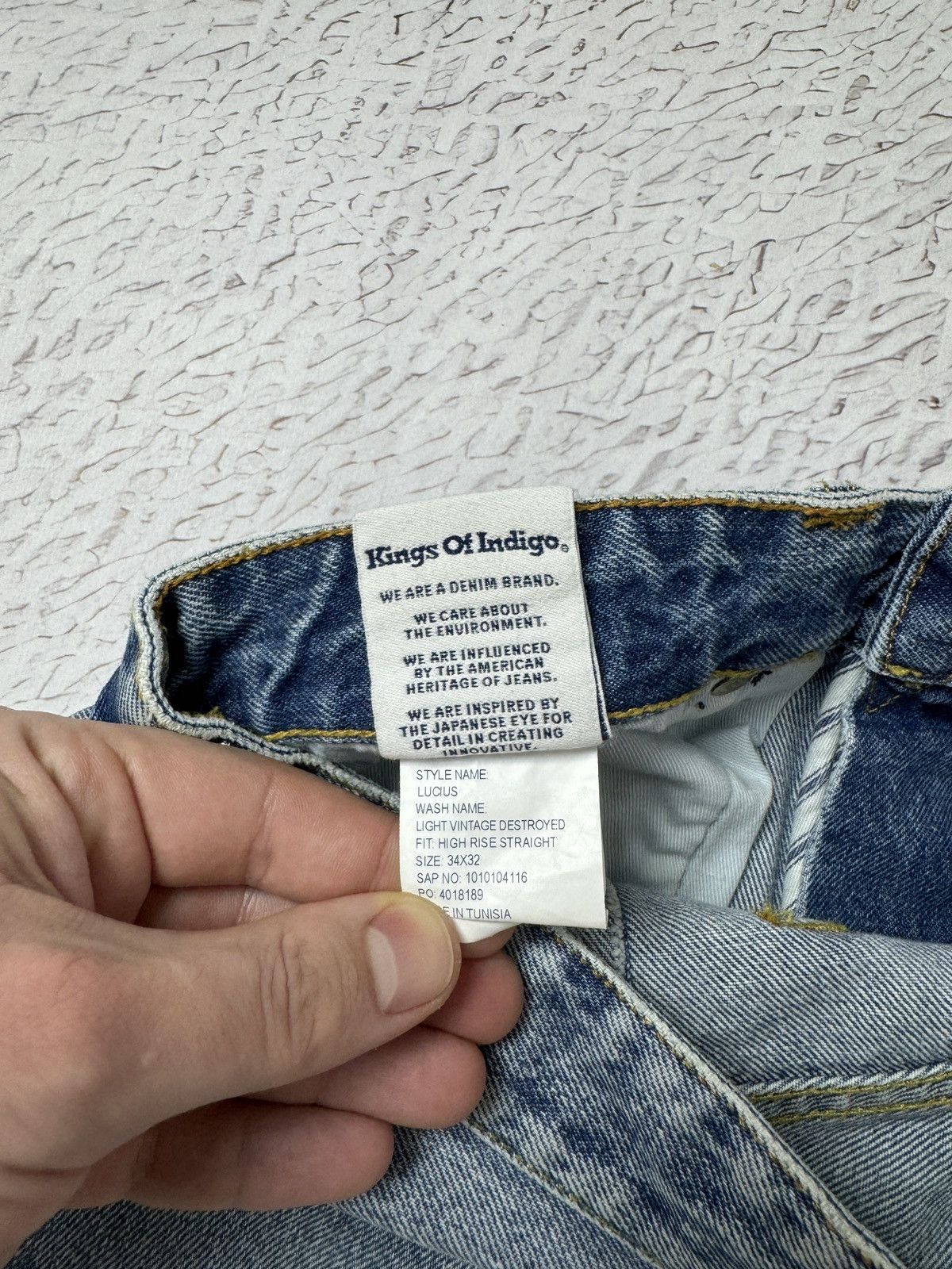 Kings Of Indigo Kings of Indigo KOI Light vintage destroyed high rise jeans Size US 34 / EU 50 - 13 Thumbnail