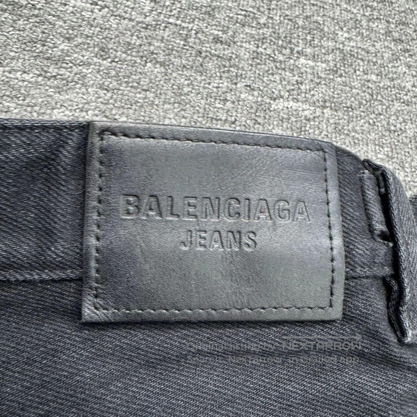 Balenciaga Balenciaga Distressed Vintage Jeans. Size 37" - 6 Thumbnail