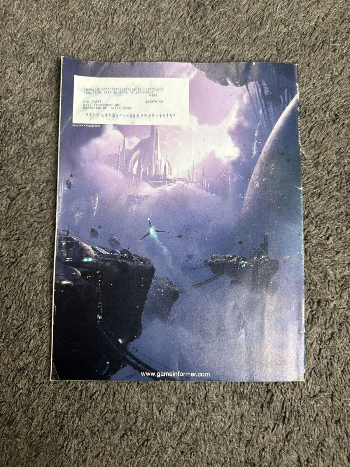 Hypebeast 2018 Game Informer Volume XXVIII Number 8 Issue 304 Size ONE SIZE - 2 Thumbnail