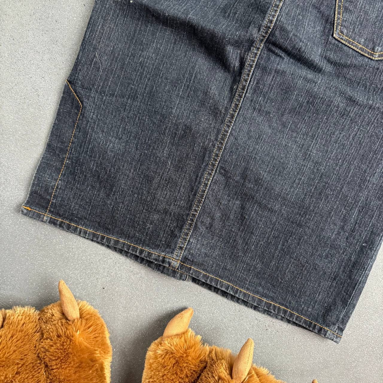 Dolce & Gabbana × Vintage Dolce & Gabbana Vintage Washed Denim Midi Skirt Size 26" / US 2 / IT 38 - 6 Thumbnail