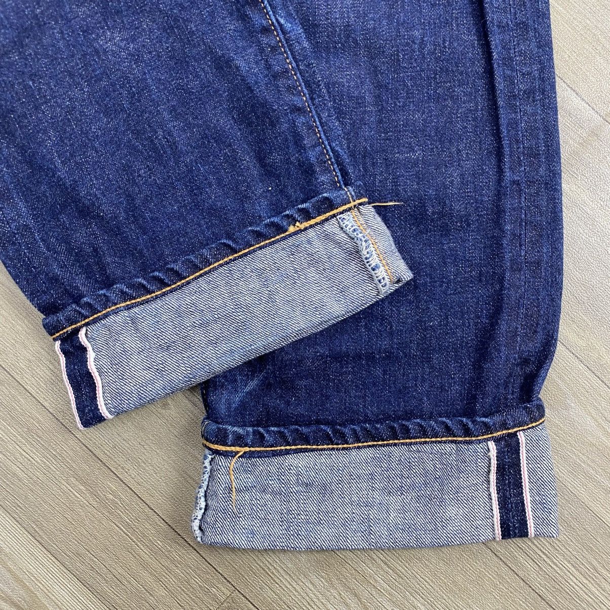 Japanese Brand Blue Paint Overalls Japan Selvedge Raw Denim Pants Size US 30 / EU 46 - 11 Thumbnail