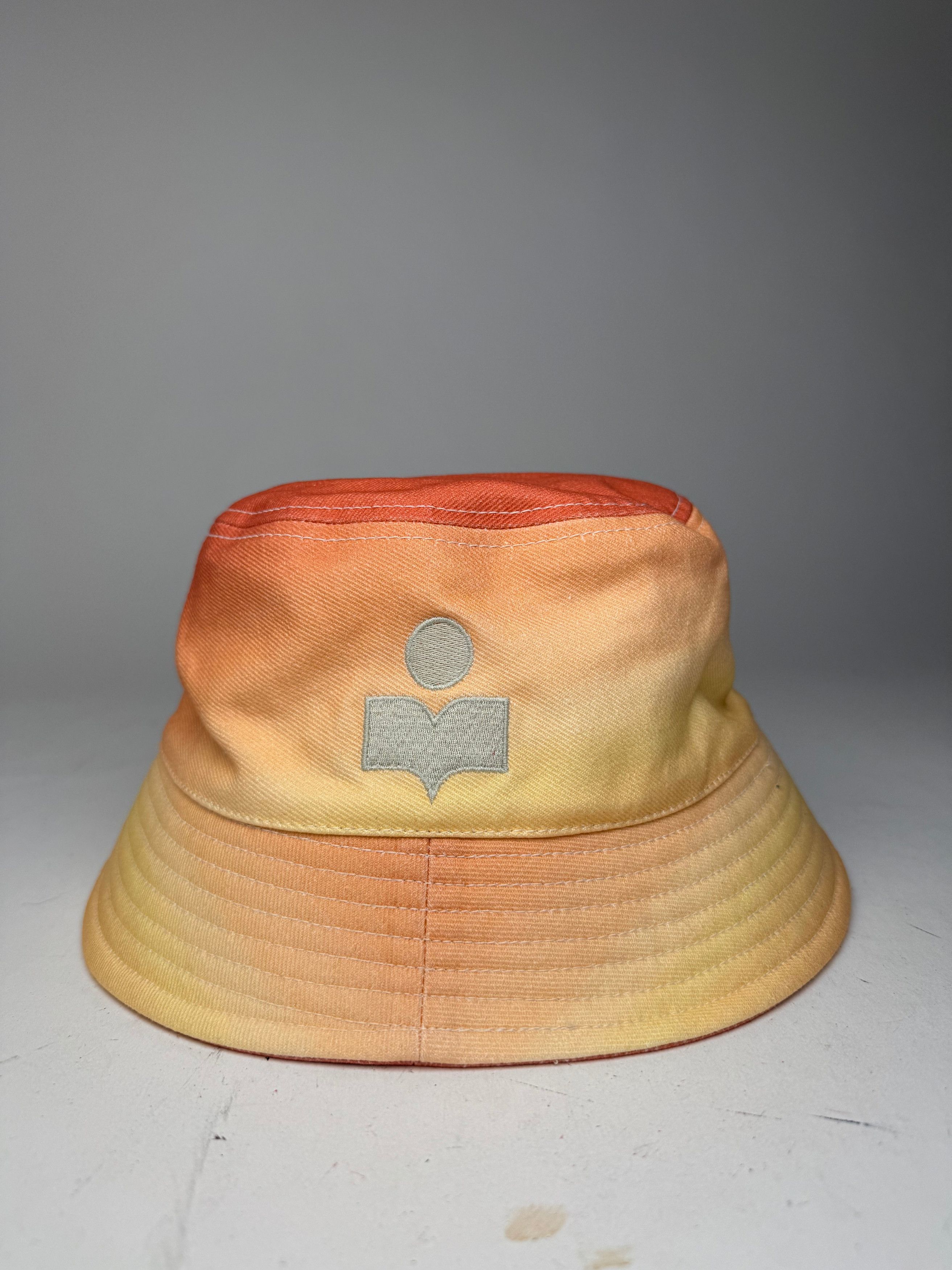 Isabel Marant Logo Bucket Hat Yellow Orange Size ONE SIZE - 1 Thumbnail