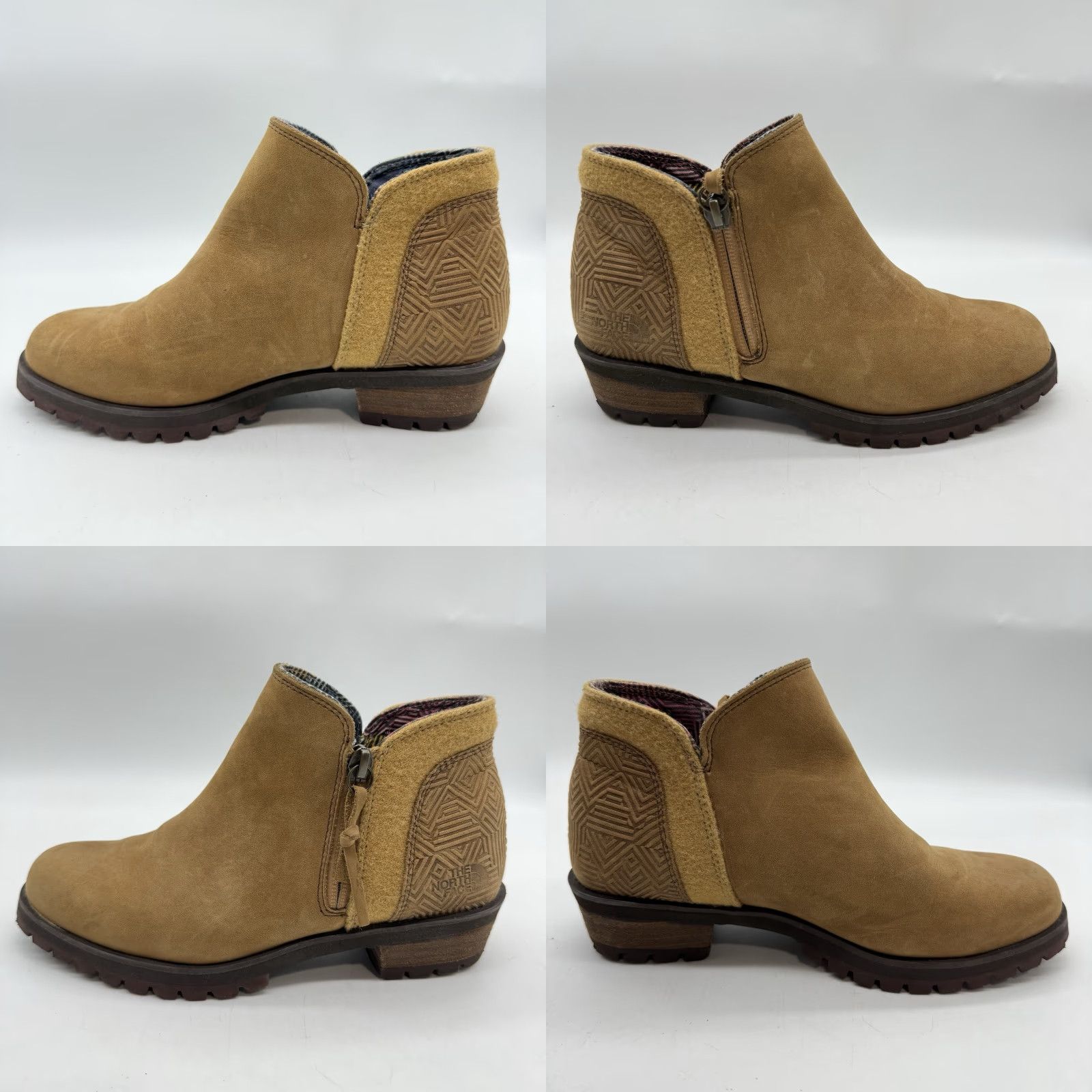 The North Face The North Face Bridgeton Boots Woman Brown Leather Zip Ankle Size 6 Size US 6 / IT 36 - 8 Thumbnail