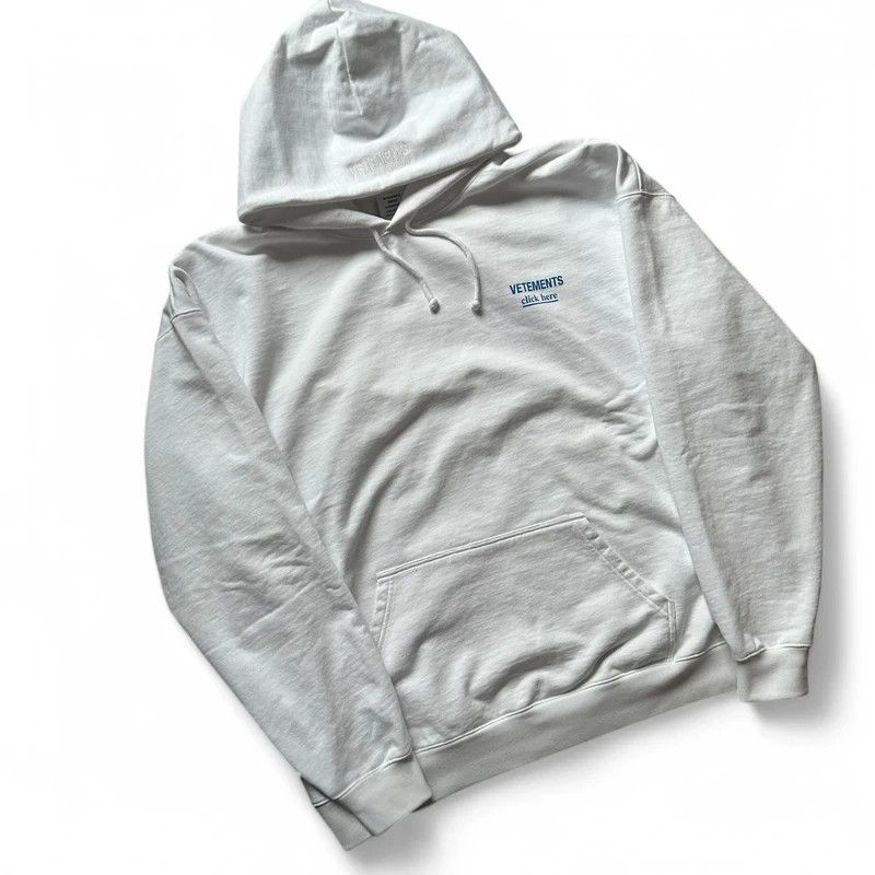 Vetements Vetements Click Here Hoodie Size US L / EU 52-54 / 3 - 1 Thumbnail