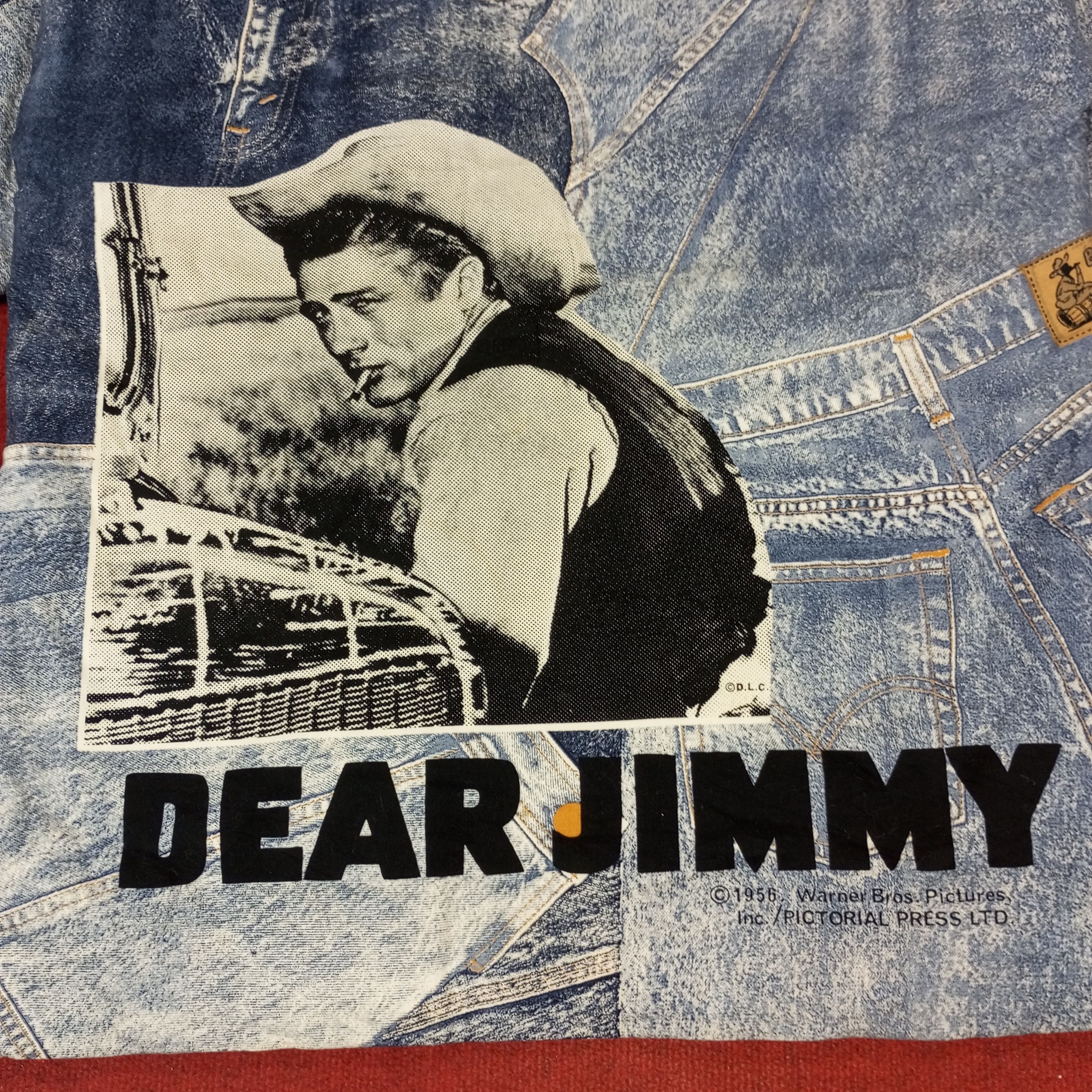 Band Tees × Vintage × Warner Bros Dear Jimmy Warner Bros Pictures Rare Design Kimono Jacket Size US XL / EU 56 / 4 - 2 Thumbnail