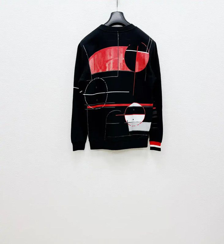 Givenchy Givenchy Black Cotton Long Sleeve Sweater 0089 Size US S / EU 44-46 / 1 - 1 Thumbnail