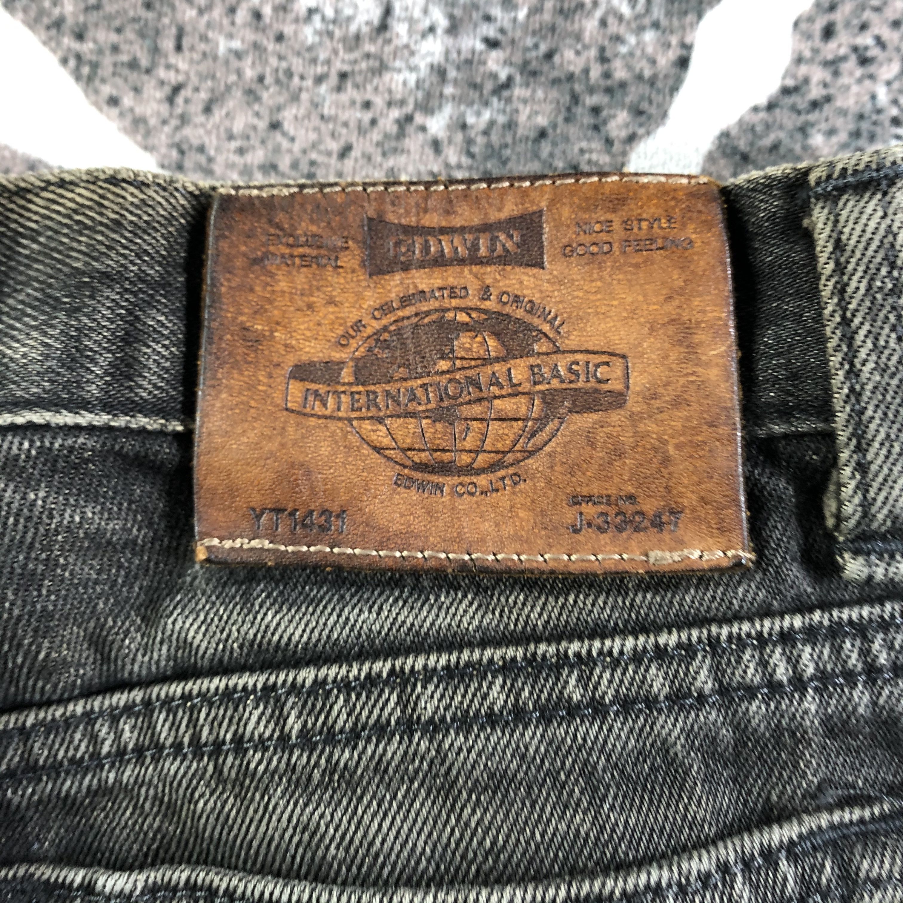 Edwin Vintage Edwin Jeans Faded Black Denim KJ2527 Size US 27 - 5 Thumbnail