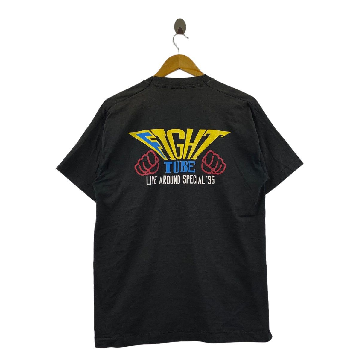 Japanese Brand × Vintage Vintage 90s FIGHT TUBE Live Around Special Japanese Band Size US L / EU 52-54 / 3 - 1 Thumbnail