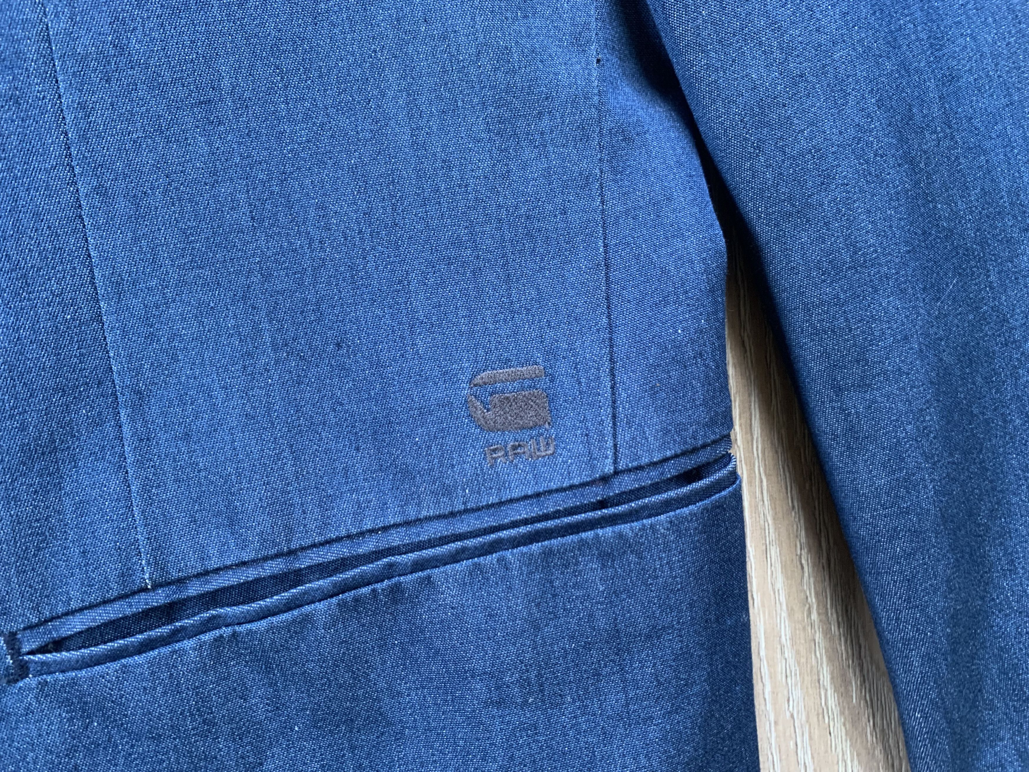 G-Star Mens G-Star Raw Correct Line Tailored Blazer Denim Jacket Size 52S - 6 Thumbnail