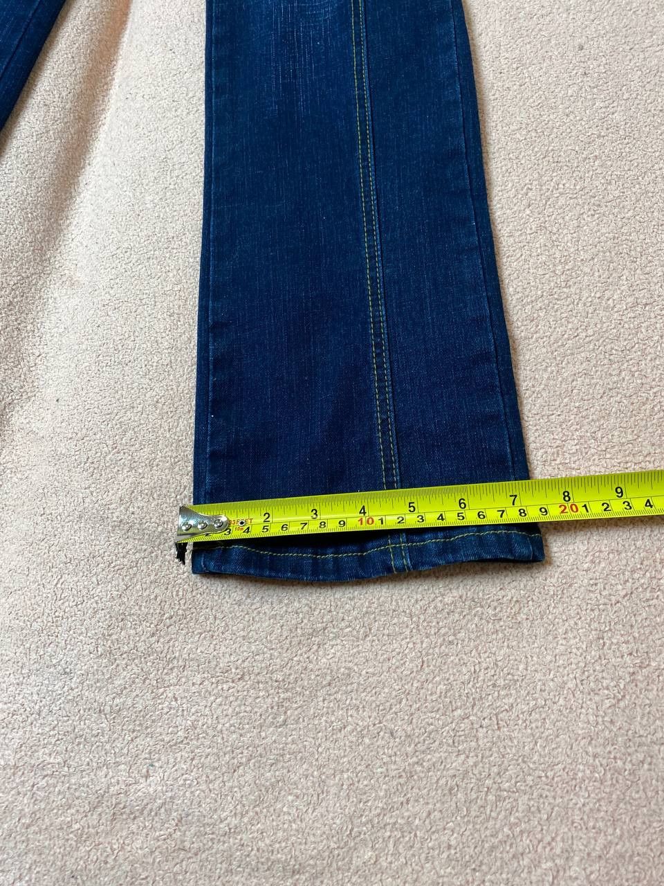 Japanese Brand Vintage Jeans Y2K Grunge Low Rise Bootcut Denim Jeans Size 25" / US 0 / IT 36 - 6 Thumbnail