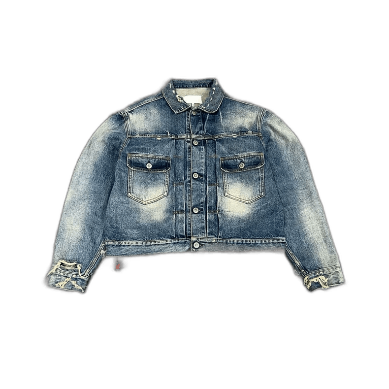 Maison Margiela Maison Margiela Distressed Denim Jacket-2506 Size L / US 10 / IT 46 - 1 Thumbnail