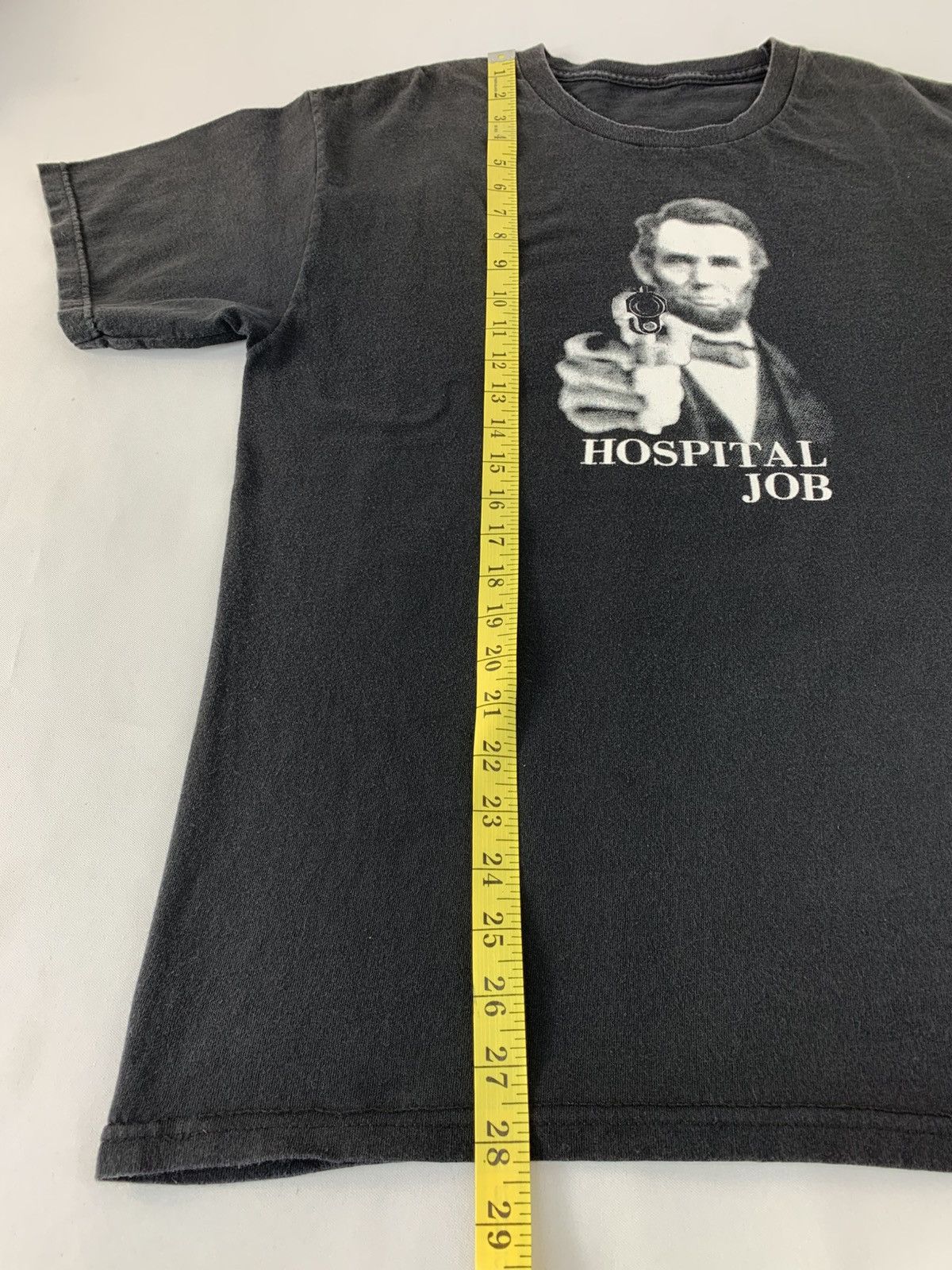 Other Hospital Job Abraham Lincoln President US Black Printed Tee Size US L / EU 52-54 / 3 - 5 Thumbnail