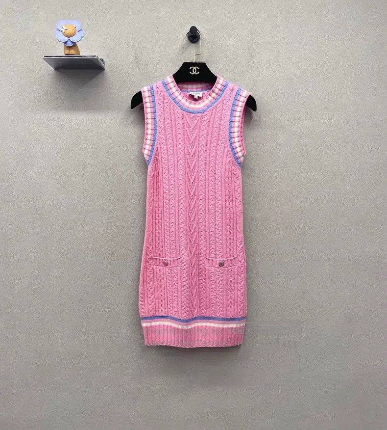 Chanel Chanel Colour block striped casual sleeveless dress Size XXS / US 00 / IT 34 - 1 Thumbnail
