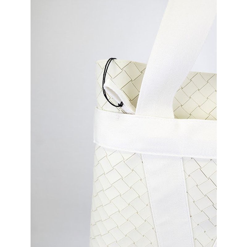 Bottega Veneta o1rshd1 Size: OS / Soft Rubber Borsa Bag in White/Chalk Size ONE SIZE - 5 Thumbnail