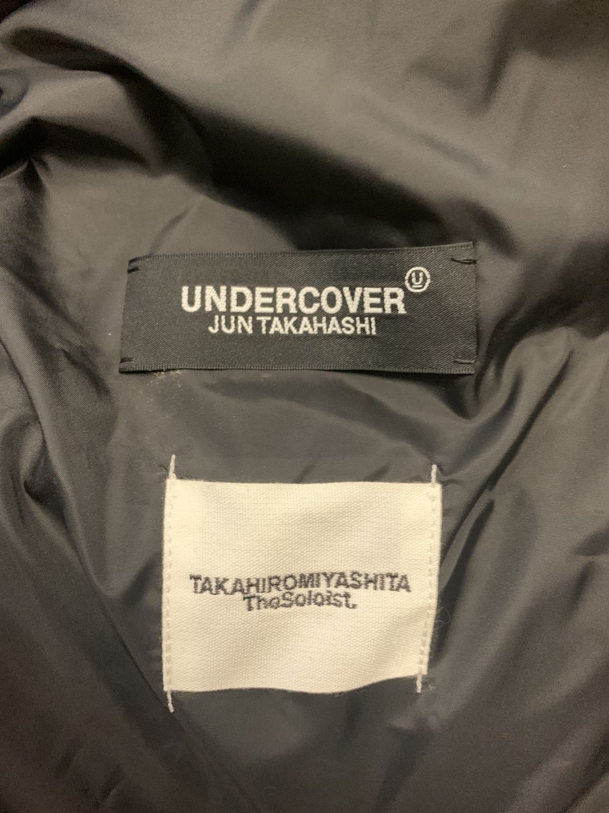 Takahiromiyashita The Soloist. × Undercover Undercover x The Soloist 30th Leather Patchwork Down Jacket Size US M / EU 48-50 / 2 - 7 Thumbnail