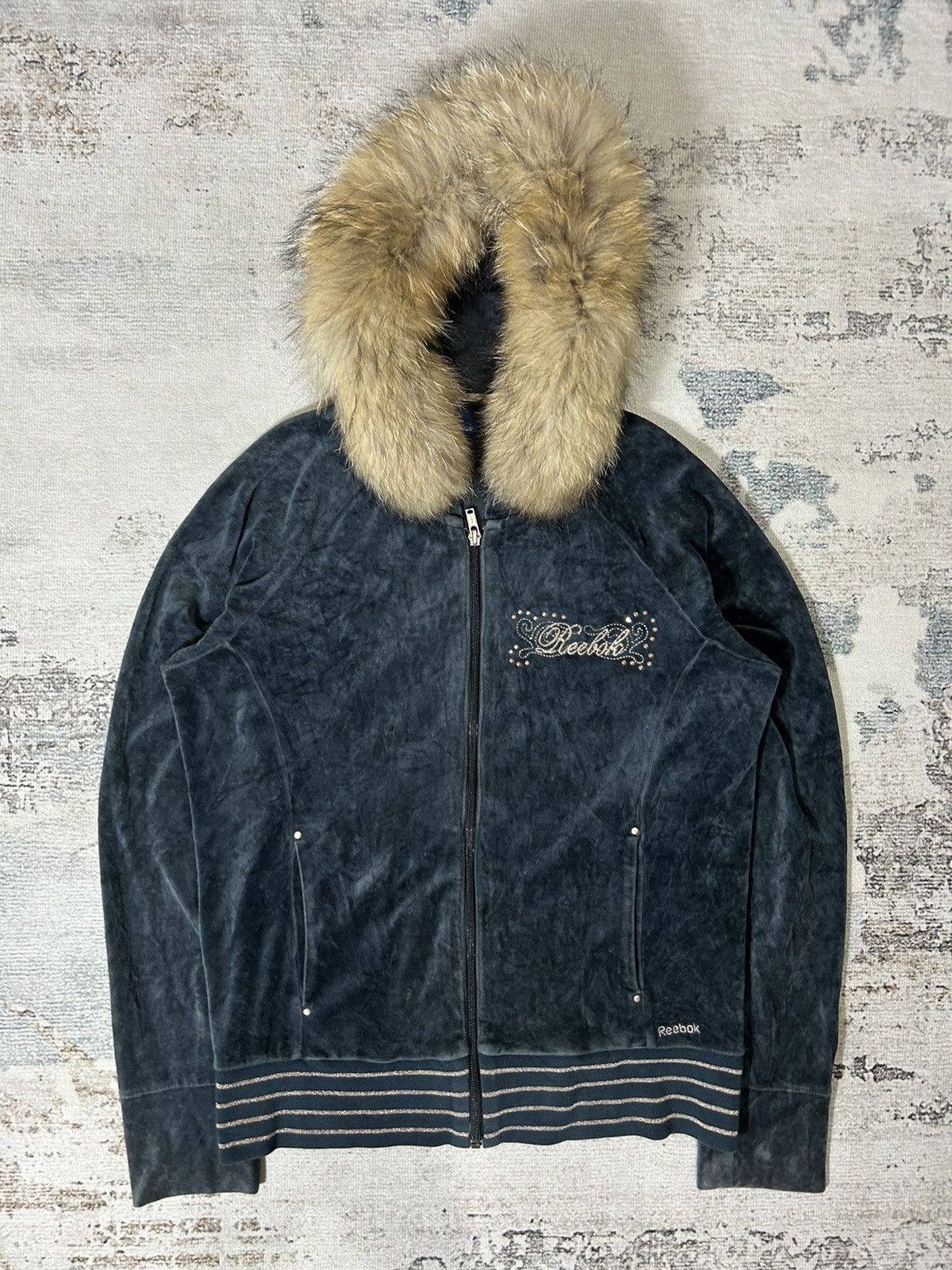 If Six Was Nine × Le Grande Bleu (L.G.B.) × Reebok Faux Fur Reebok Removable Hoodie LGB Style Size US M / EU 48-50 / 2 - 1 Thumbnail