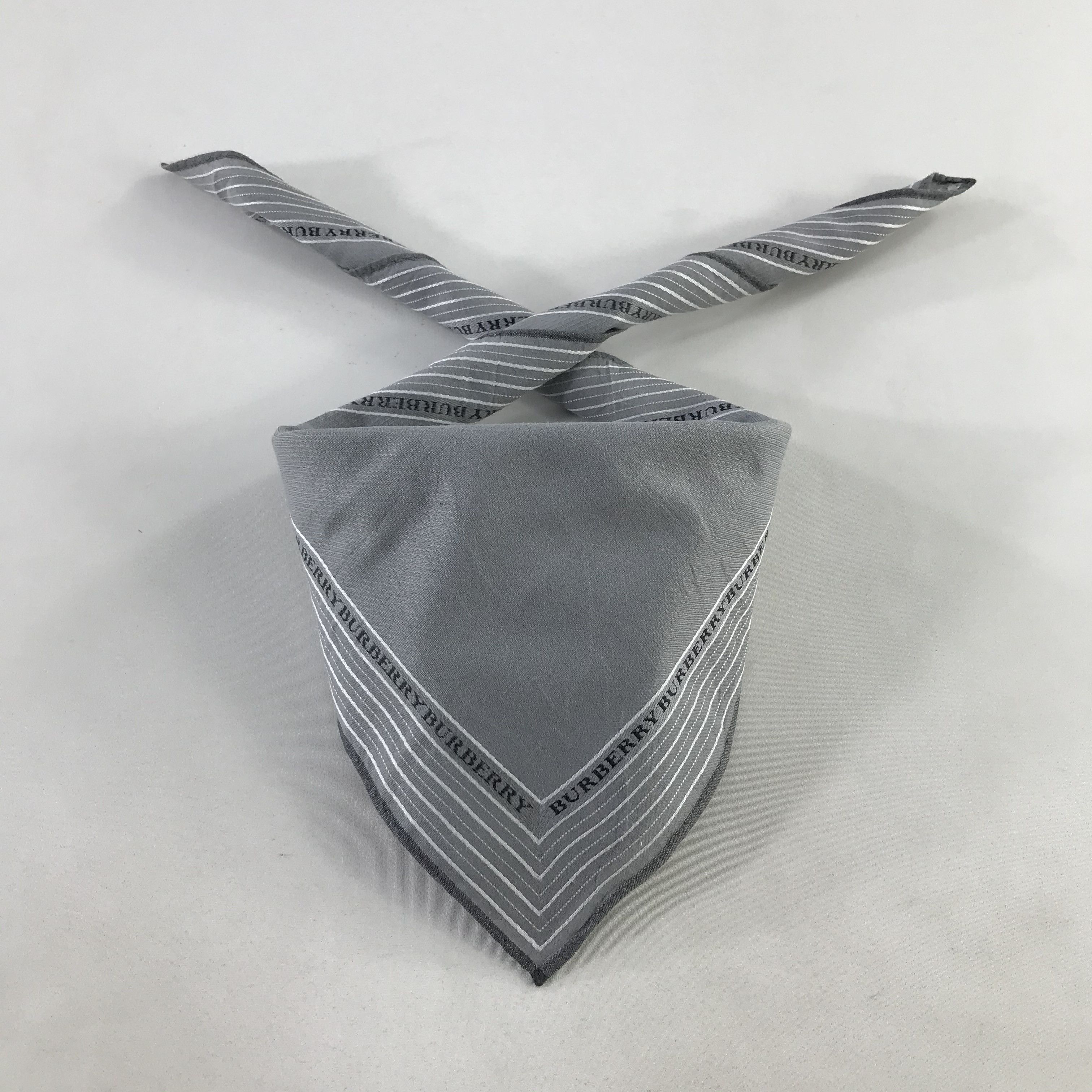 Burberry × Vintage Burberry Bandana / Handkerchief / Neckerchief - S1103 Size ONE SIZE - 3 Thumbnail
