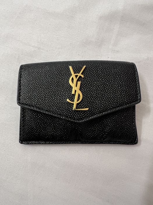 Yves Saint Laurent Yves Saint Laurent Uptown Flap Card Case Wallet ...