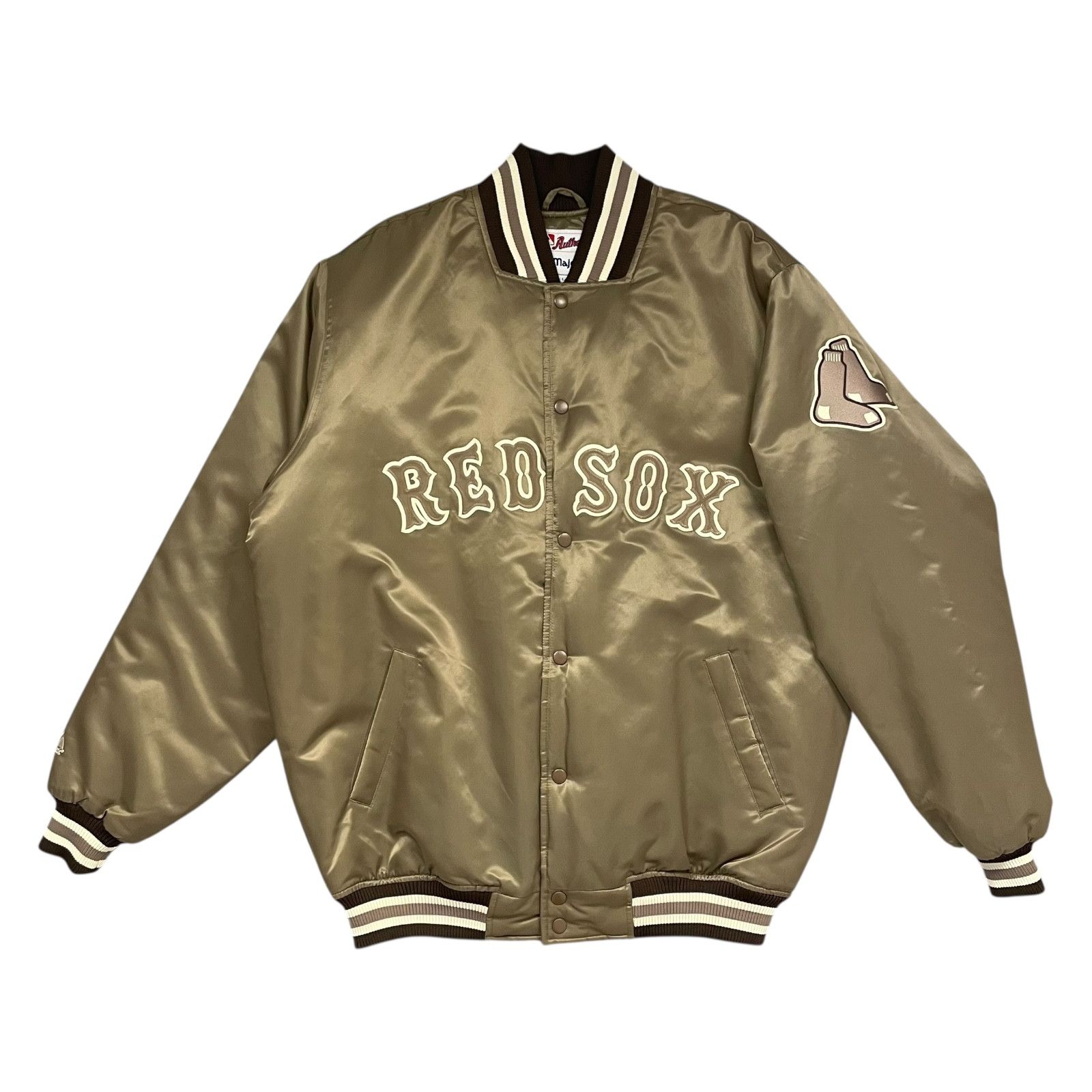 MLB RARE VTG 00s BOSTON RED SOX MAJESTIC AUTHENTIC SATIN JACKET Size US L / EU 52-54 / 3 - 1 Thumbnail