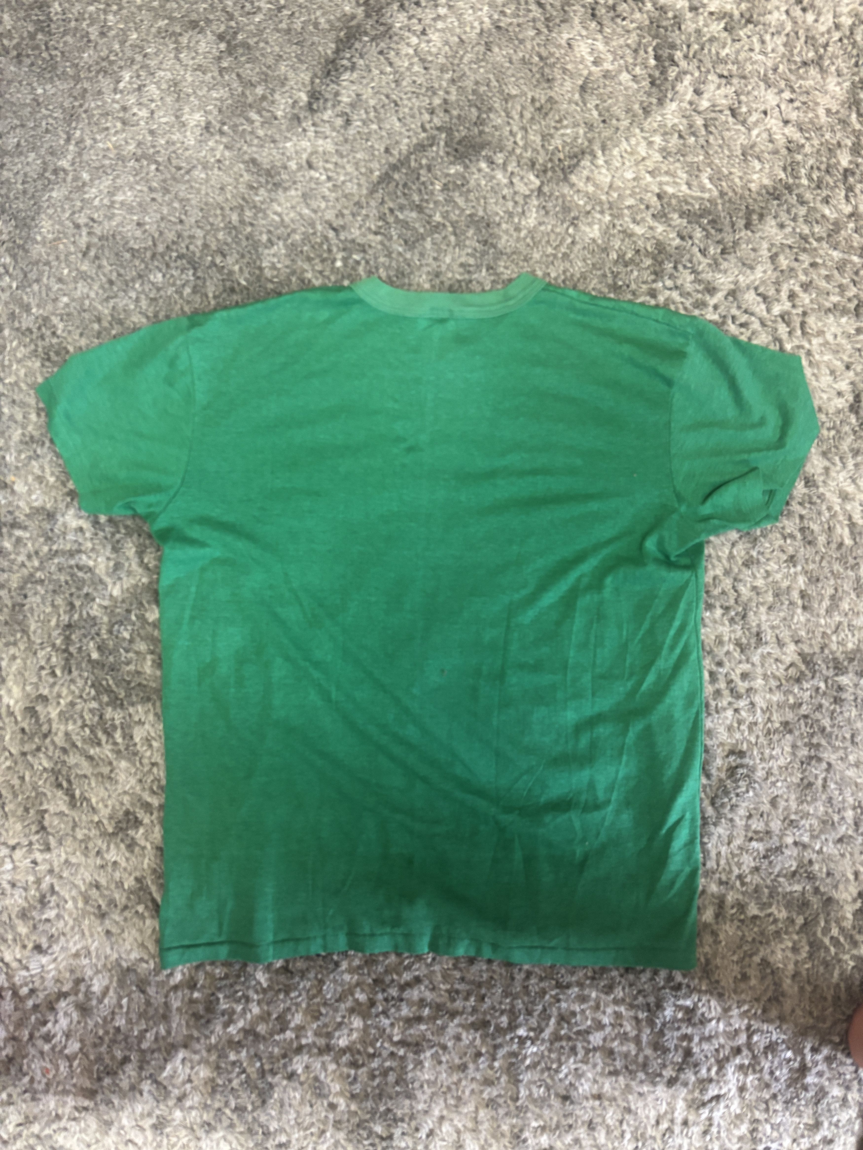 Vintage New York Jets Vintage 80s Single Stitch Helmet T Shirt Size US L / EU 52-54 / 3 - 2 Thumbnail