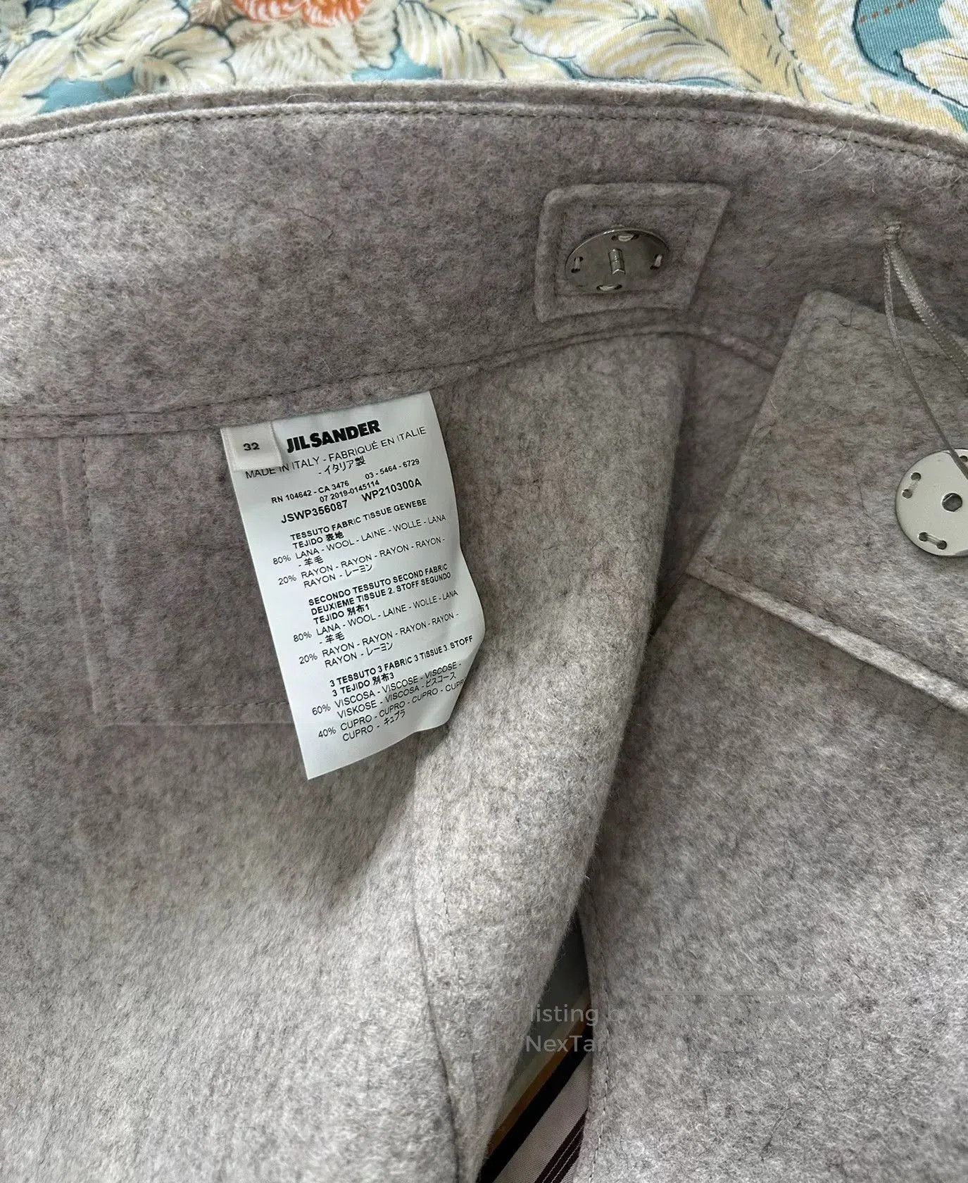 Jil Sander Jil Sander Stylish Gray Skirt. Size 27" / US 4 / IT 40 - 6 Thumbnail