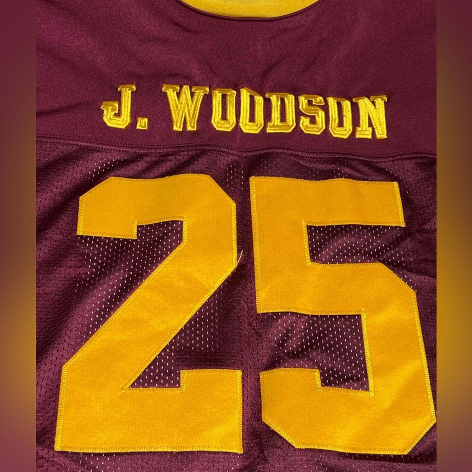 Vintage Vintage Glades Central Football Game Used Jersey J. Woodson Size US XXL / EU 58 / 5 - 8 Thumbnail
