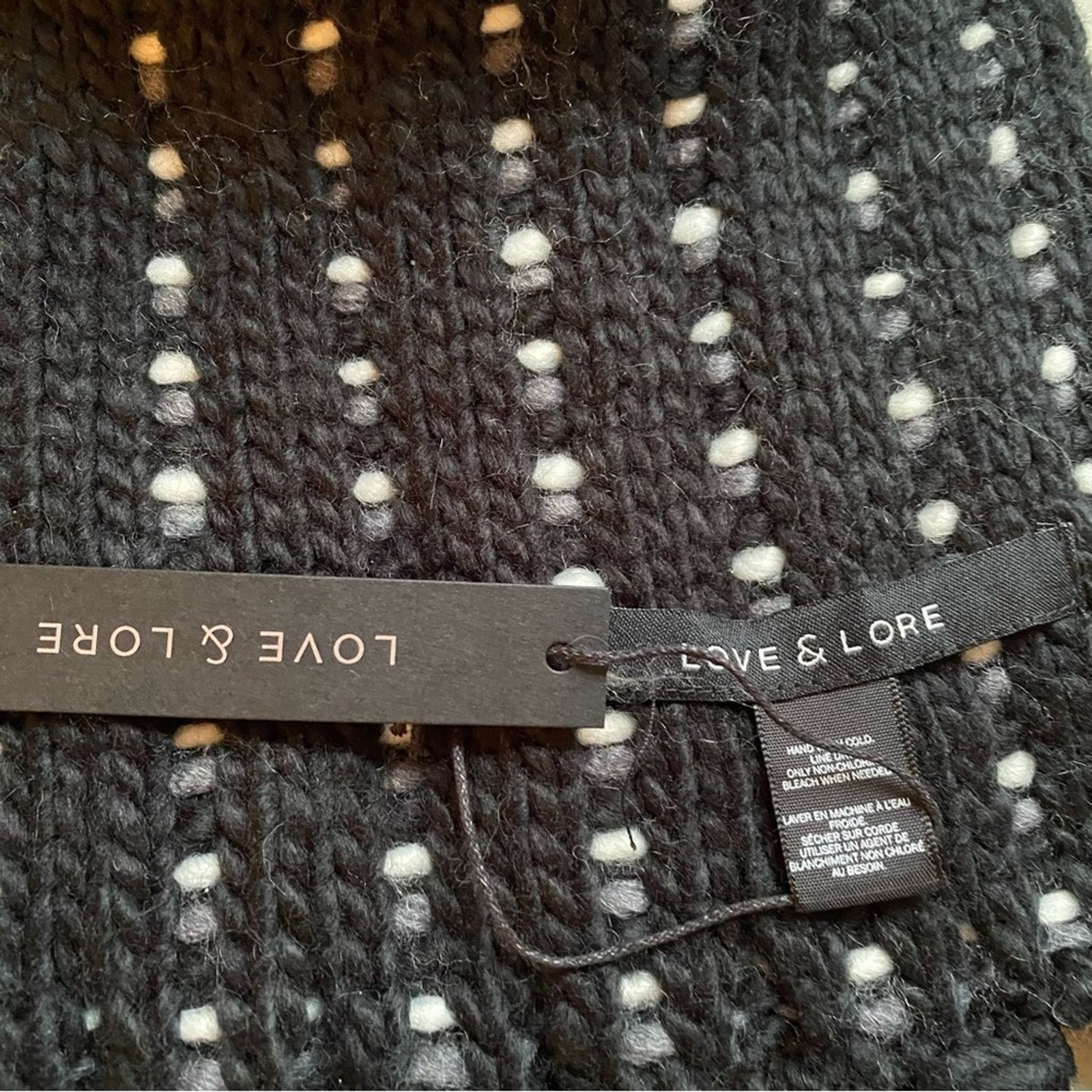 Other NEW Indigo Love & Lore Cabin Marl Stripe Scarf NWT Size ONE SIZE - 13 Thumbnail