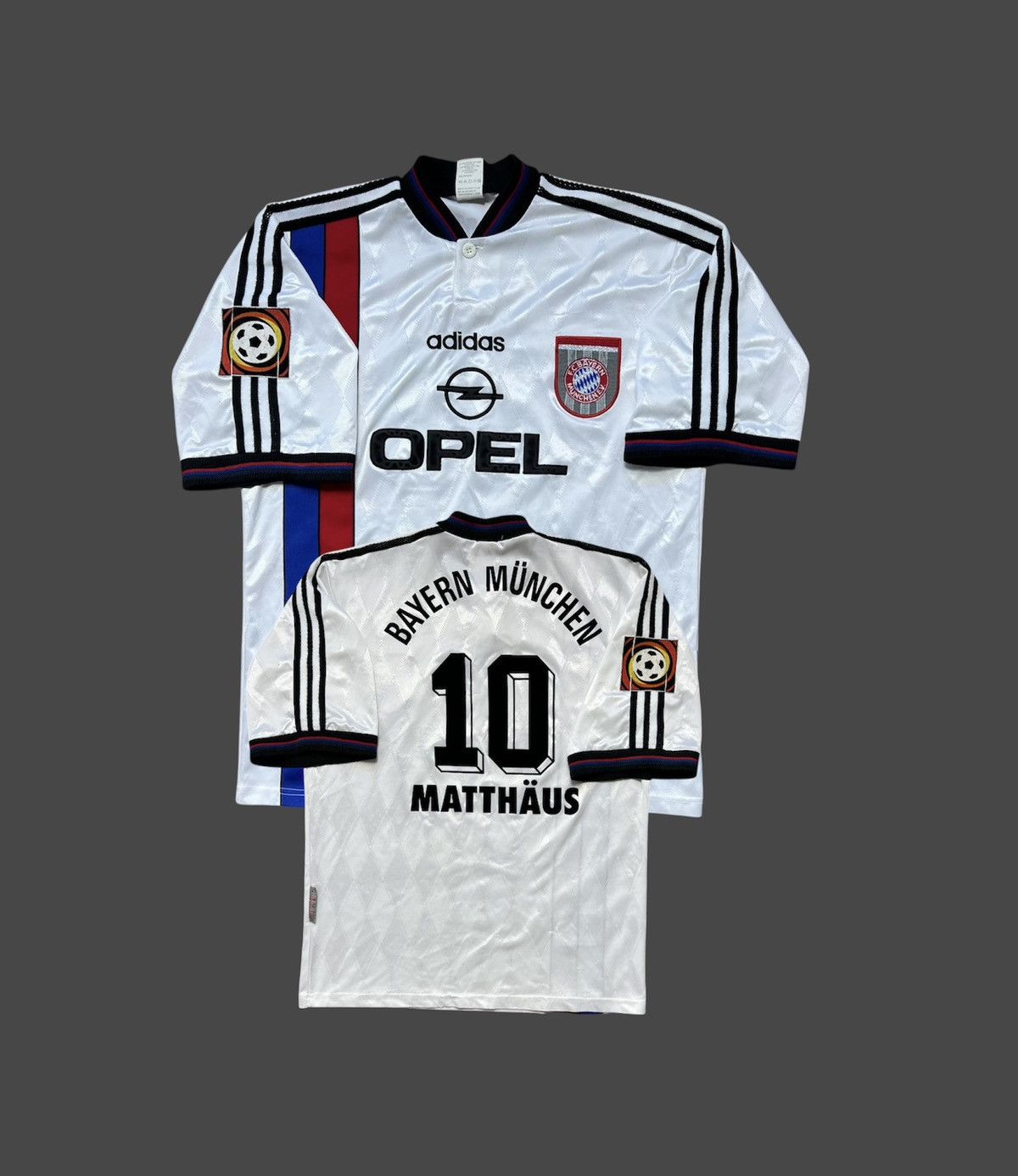 Adidas × Vintage Adidas Bayern Munich 1996/1998 Matthäus #10 Soccer Jersey Size US M / EU 48-50 / 2 - 1 Thumbnail