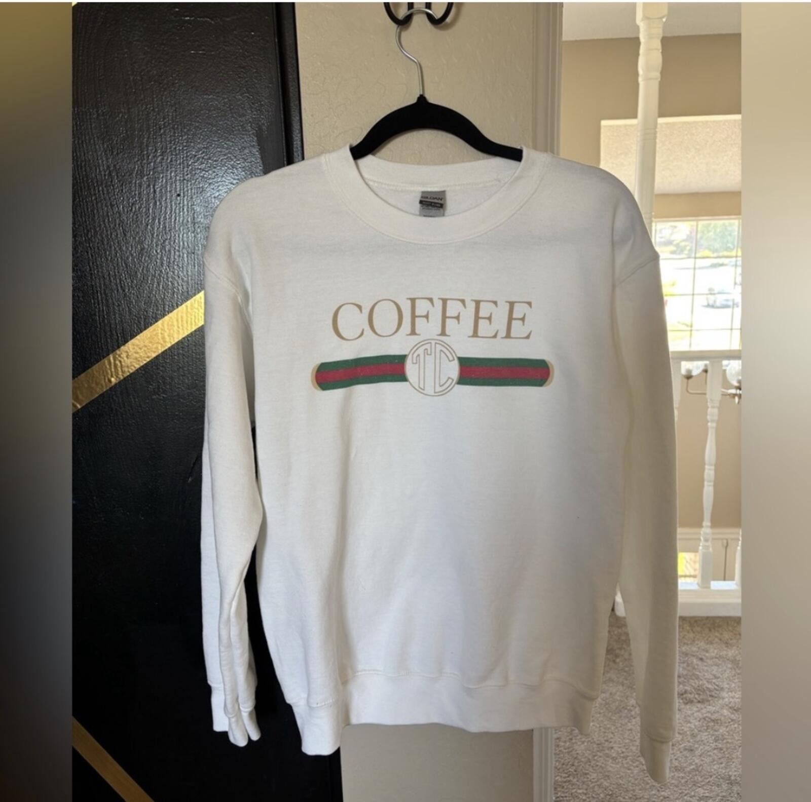 Gildan Gildan “ Coffee” sweatshirt Size S / US 4 / IT 40 - 1 Thumbnail