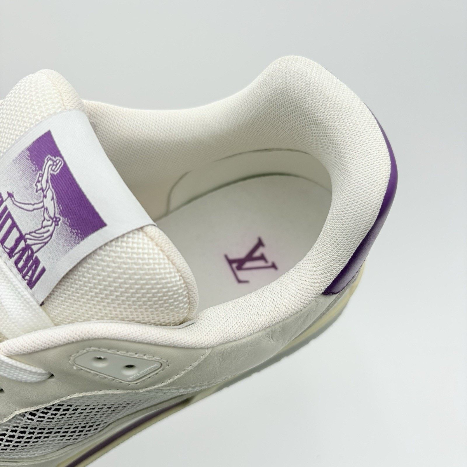 Louis Vuitton (13-13.5) Louis Vuitton Strap Trainer ' Purple ' VERY CLEAN! Size US 13 / EU 46 - 12 Thumbnail