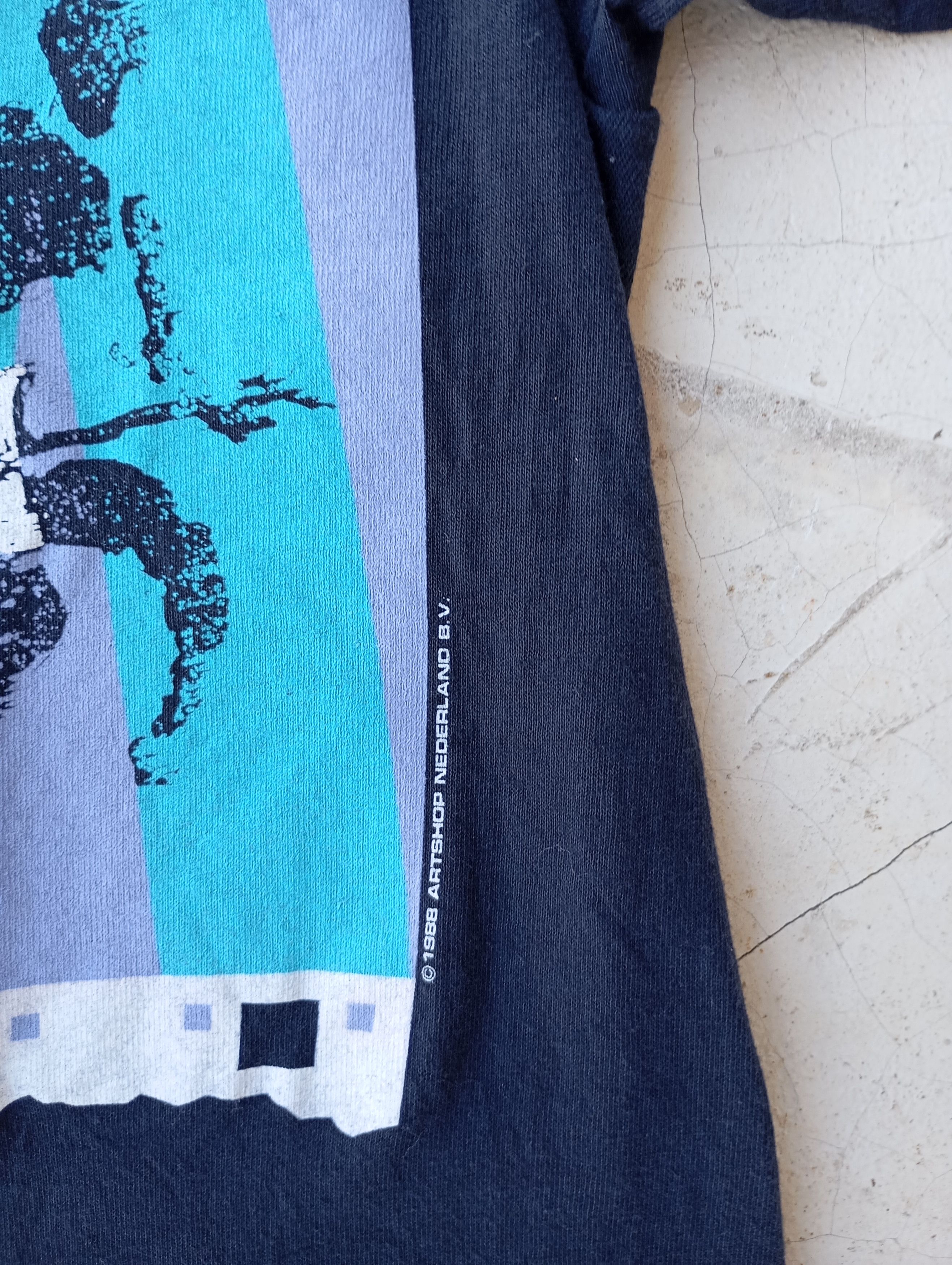 Band Tees × Vintage Vintage 1988 a-ha World Tour T shirts Size US L / EU 52-54 / 3 - 4 Thumbnail