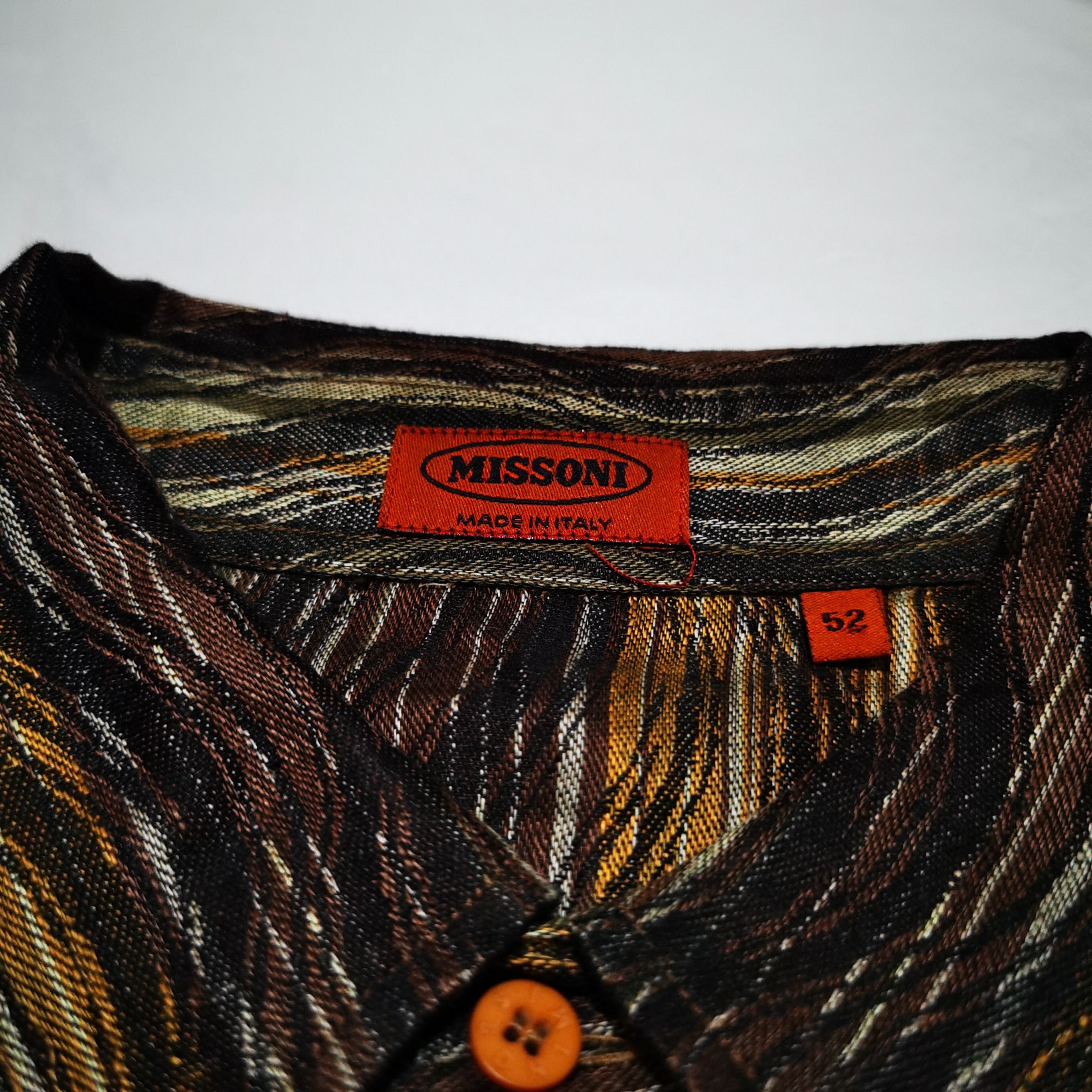 Japanese Brand × Missoni Missoni Vintage 80s Ethnic Pat Size US L / EU 52-54 / 3 - 4 Thumbnail