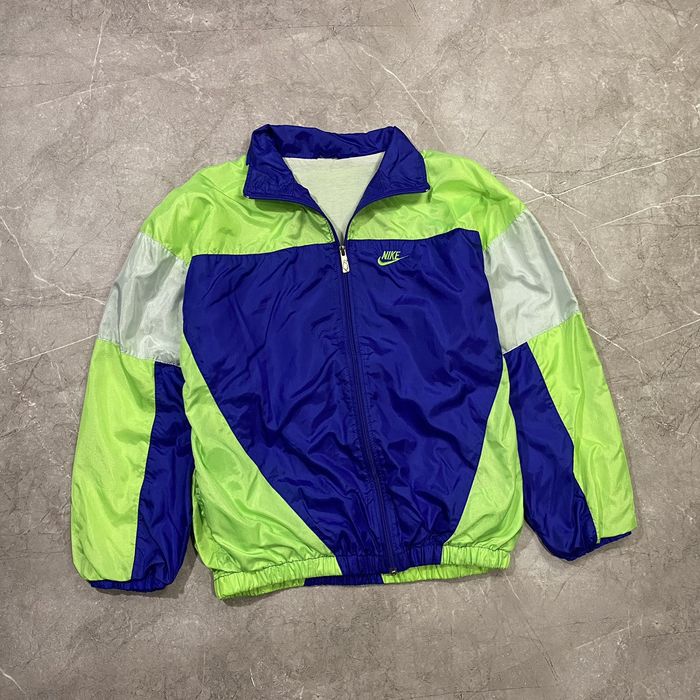 Nike VINTAGE NIKE NYLON JACKET MADE IN USA 90s | Grailed