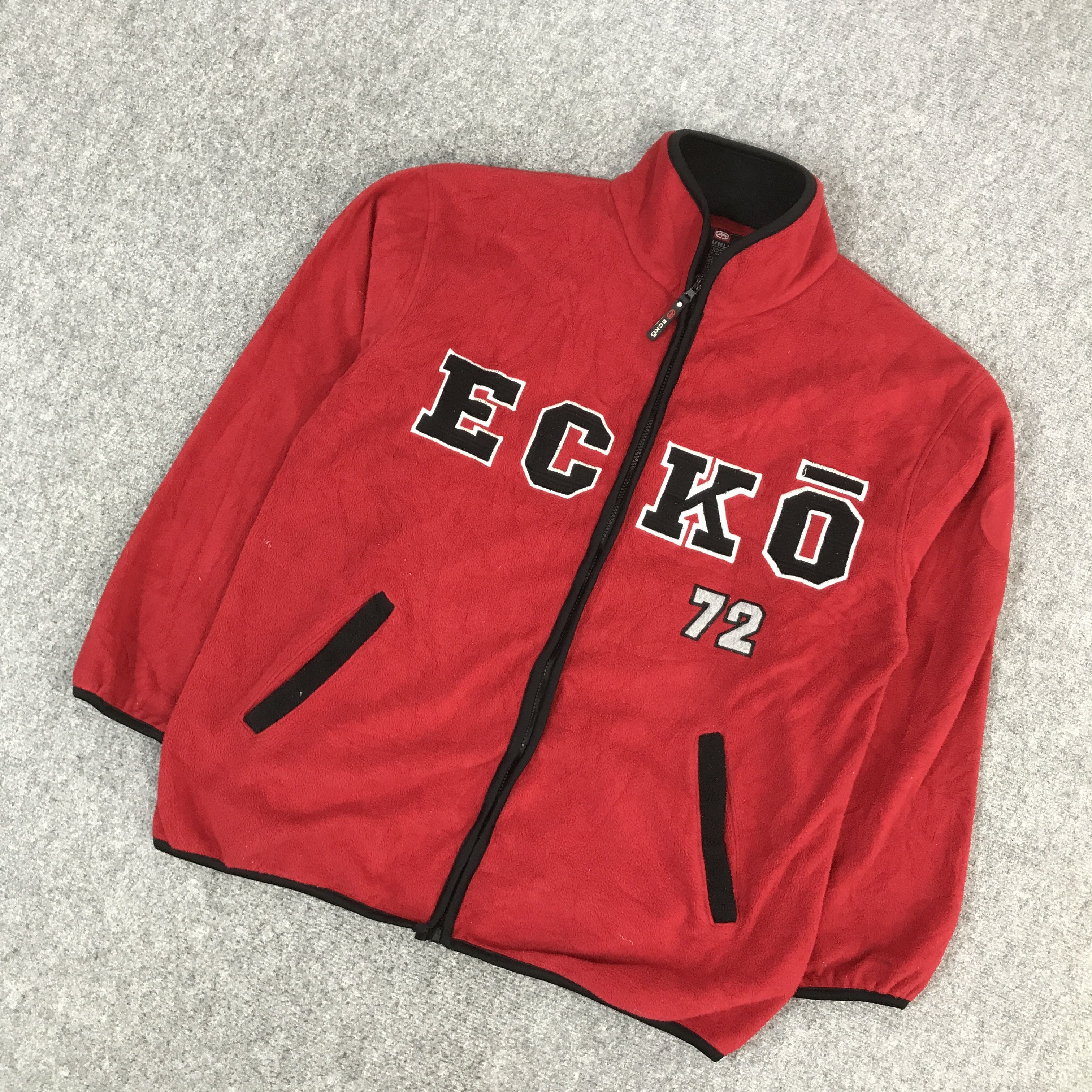 Ecko Unltd. ECKO UNLIMITED FLEECE RED JACKET Size US L / EU 52-54 / 3 - 5 Thumbnail