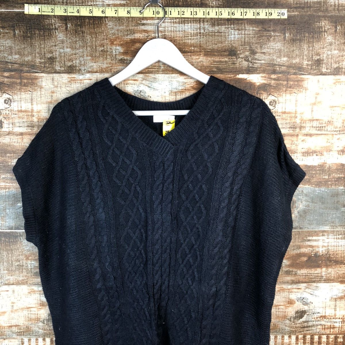 Homespun Knitwear × Japanese Brand Japanese Brand Dark Blue cable Knitwear #A1805 Size US L / EU 52-54 / 3 - 5 Thumbnail