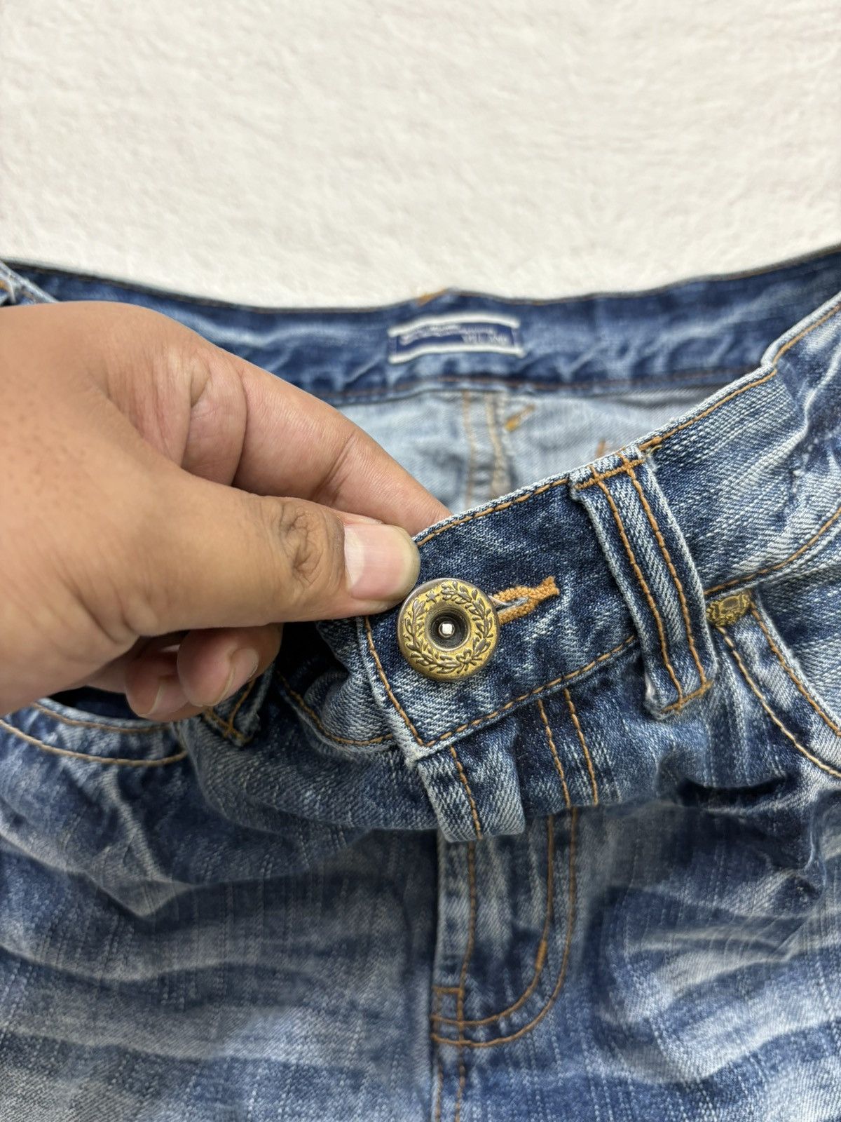 Hysteric Glamour 2000s villand japan swarovski studet punk Denim Y2k style Size US 31 - 7 Thumbnail