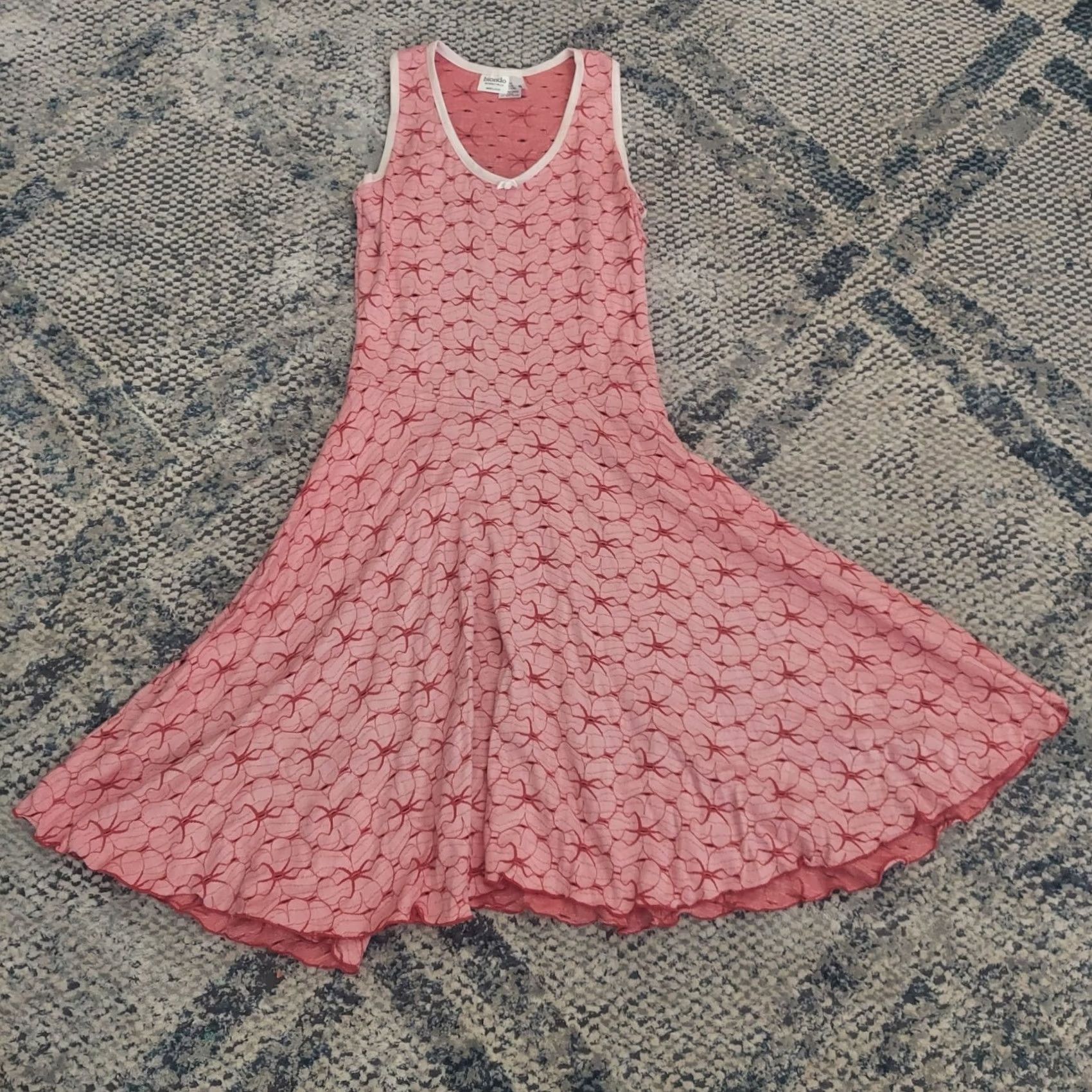 Vintage Biondo Beverly Hills Dress Women's Sleeveless Pink S Maxi Long Casual Party/Cocktail Formal Redefined 90s (none) Size S / US 4 / IT 40 - 2 Thumbnail