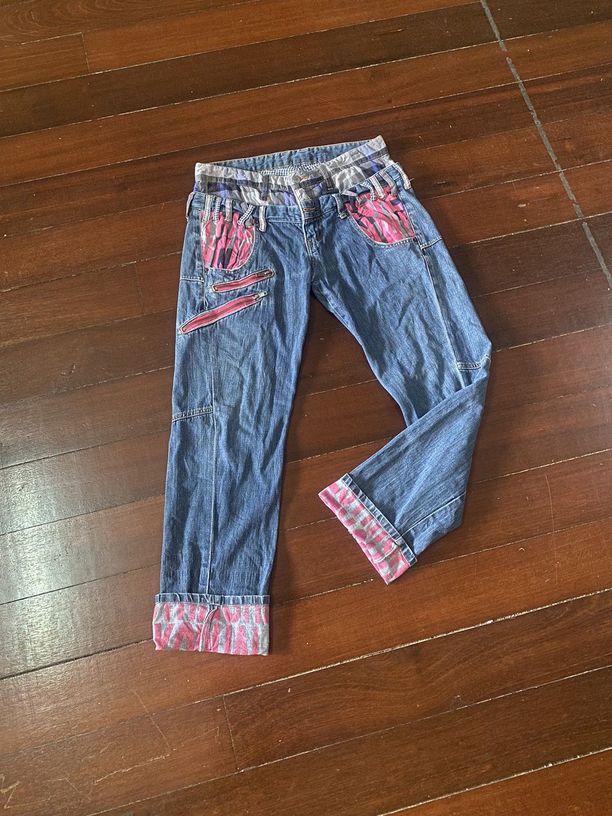 Hysteric Glamour FIRE 🔥🔥 RARE Double Waist ZIPPER PUNK STREETWEAR Size US 34 / EU 50 - 8 Thumbnail