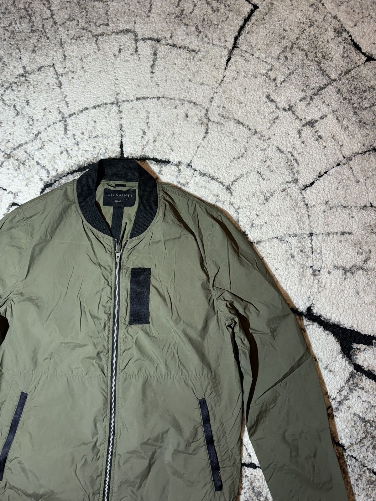 Allsaints Allsaints Sonne Bomber Nylon Men’s MJ017Q Light Jacket S sz Size US S / EU 44-46 / 1 - 2 Thumbnail