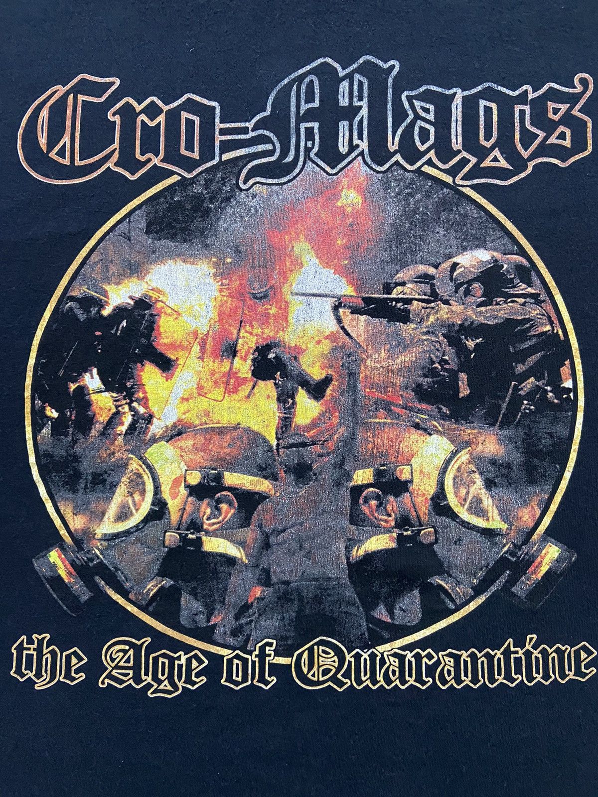 Band Tees Vintage Cro-Mags punk band - The age of quarantoine T-shirt Size US XL / EU 56 / 4 - 2 Thumbnail