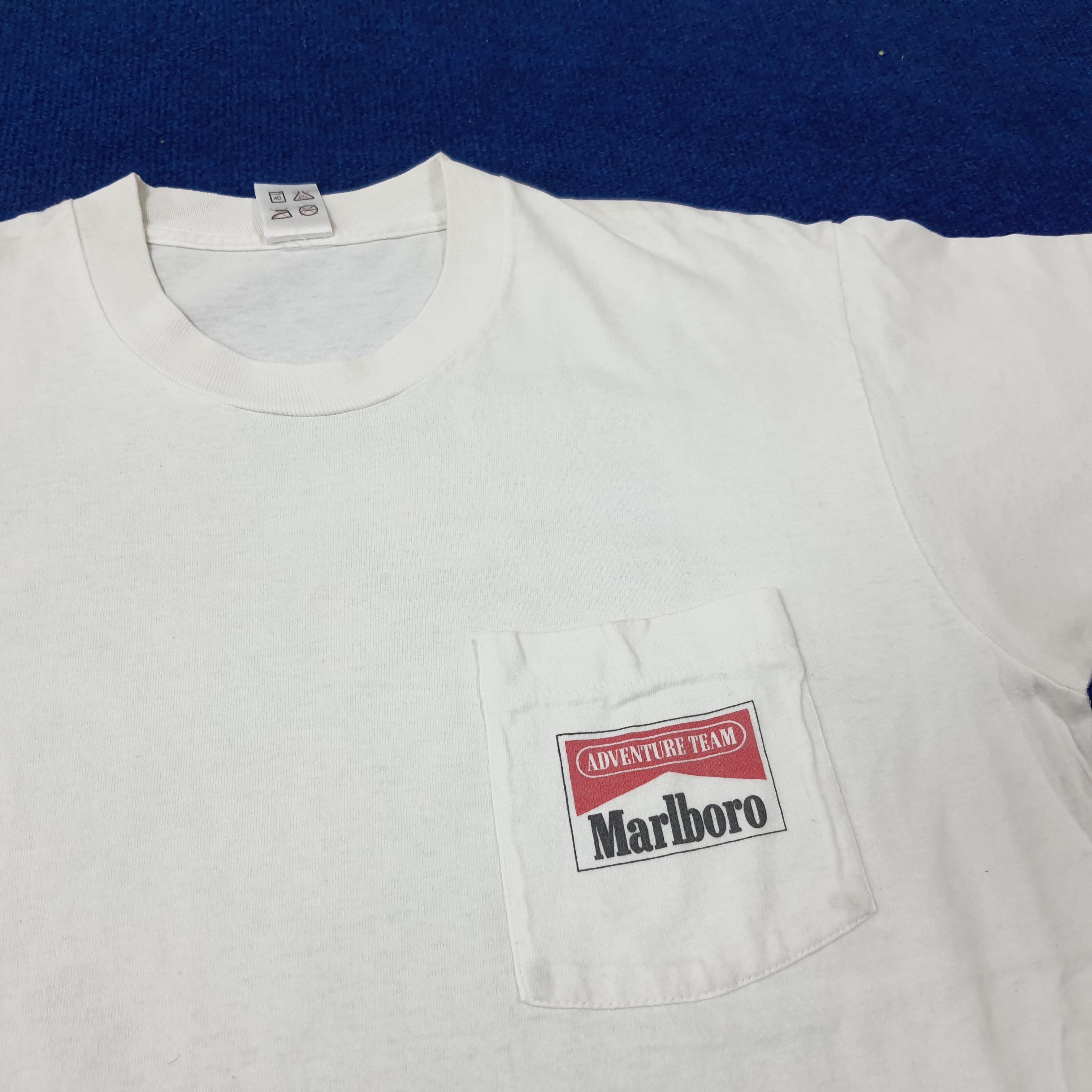 Japanese Brand × Marlboro × Vintage Vintage Marlboro Adventure Team Pocket Tshirt C219N24 Size US L / EU 52-54 / 3 - 4 Thumbnail