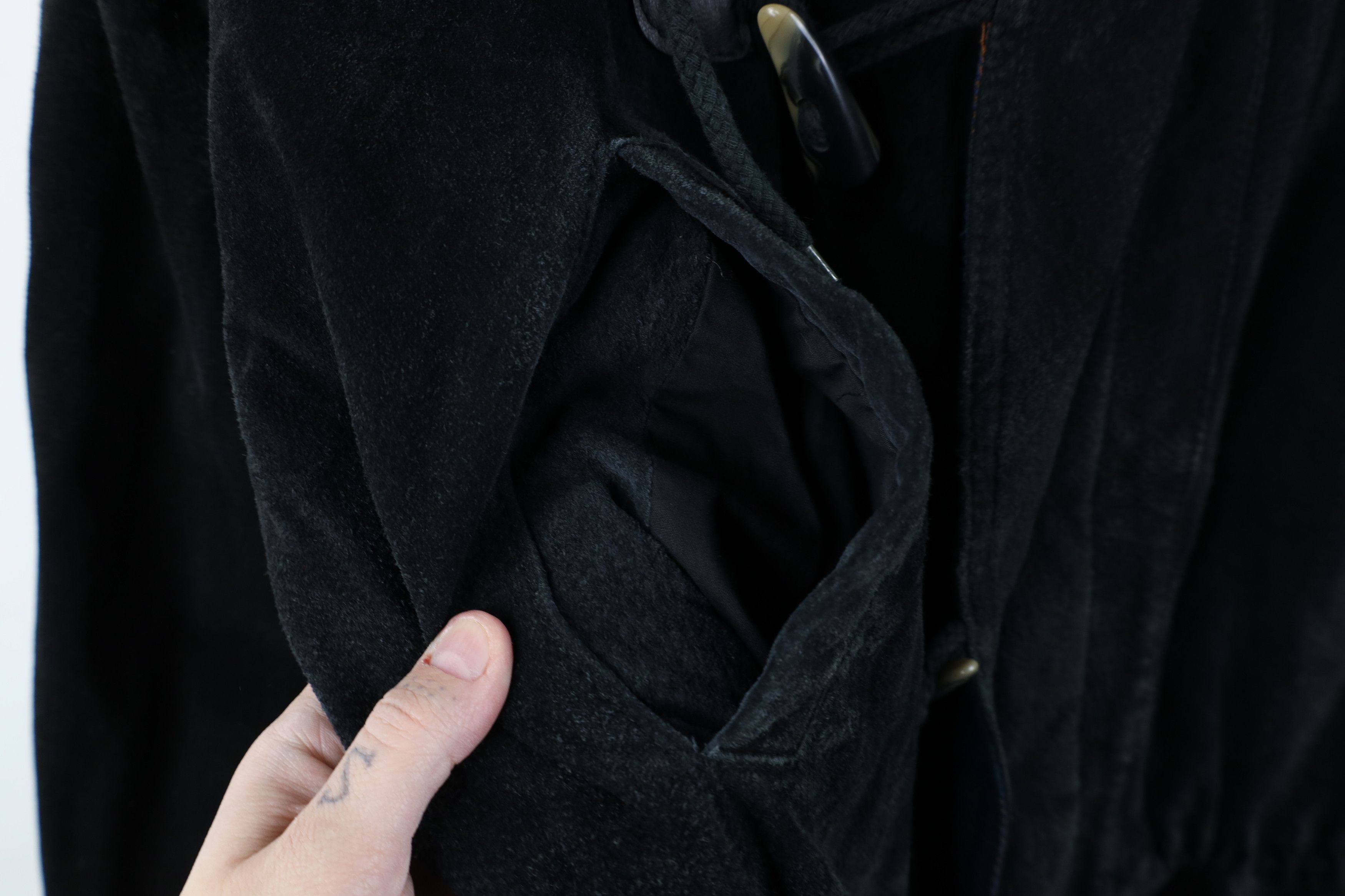 Vintage Vintage 90s Streetwear Suede Leather Toggle Button Jack Size US XL / EU 56 / 4 - 5 Thumbnail