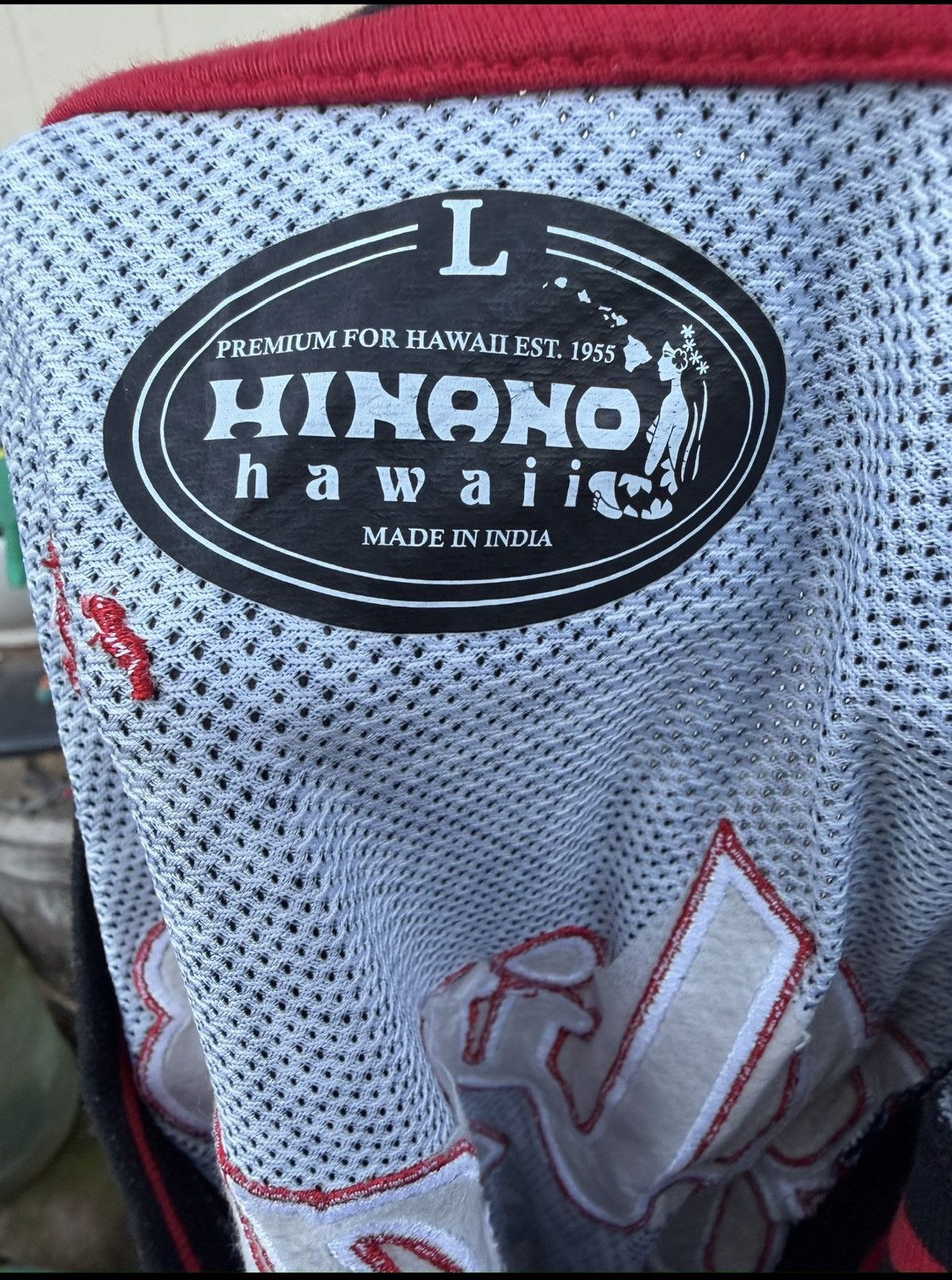 Other Hinano Hawaii Tribal Jersey L Black Red Polynesian Tattoo Size US L / EU 52-54 / 3 - 4 Thumbnail