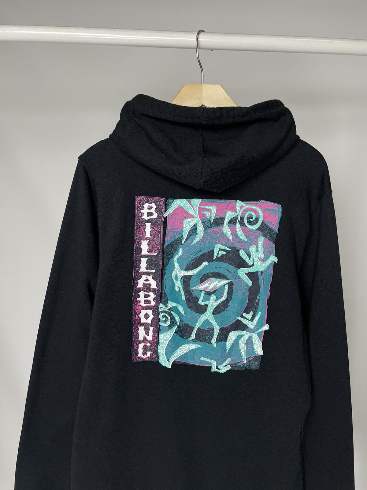 Billabong Billabong Rasta Surfer Print Black Hoodie Pullover Size US M / EU 48-50 / 2 - 6 Thumbnail