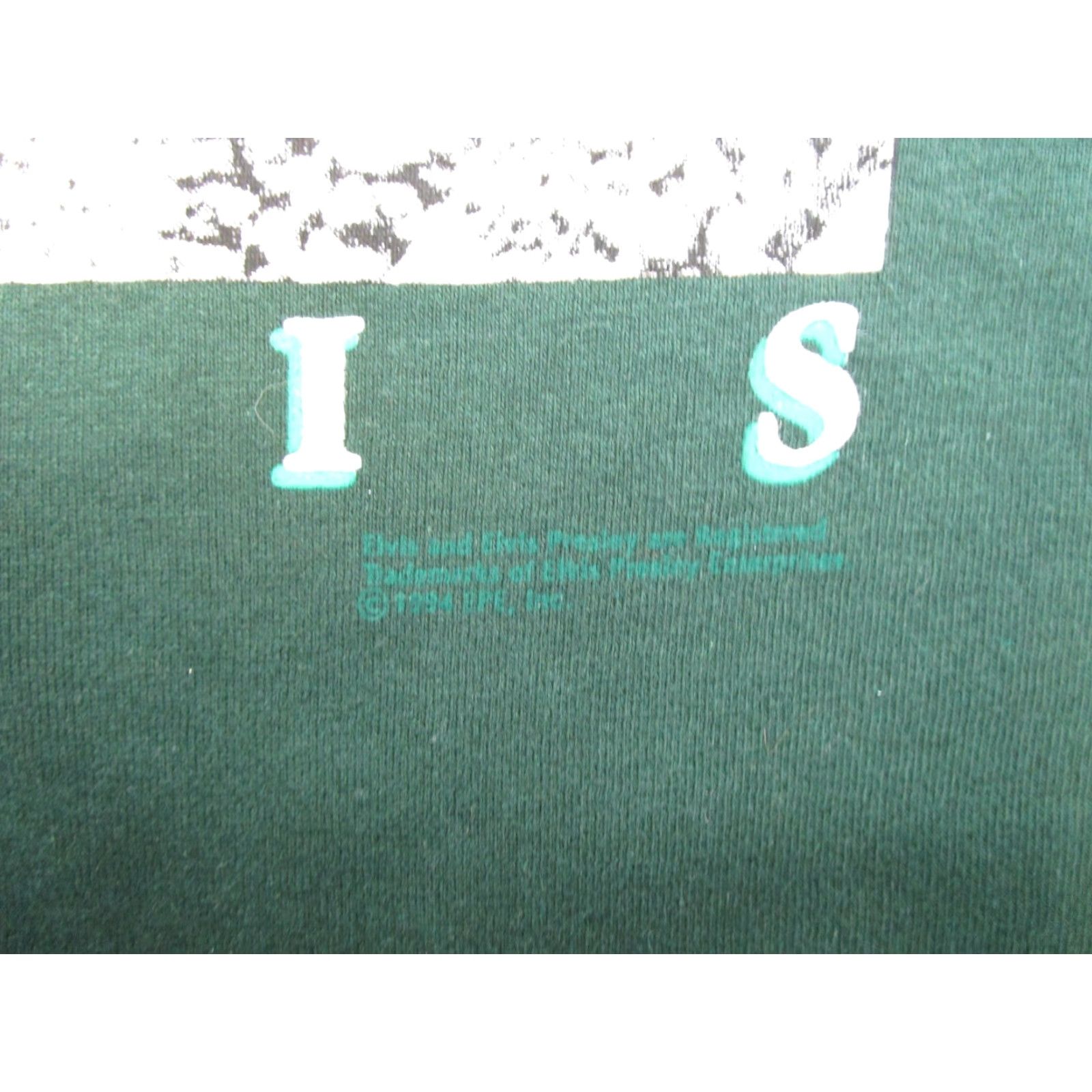Fruit Of The Loom VINTAGE Elvis Presley Big Face 1994 Single Stitched T Shirt 90s Size L Green Size US L / EU 52-54 / 3 - 3 Thumbnail