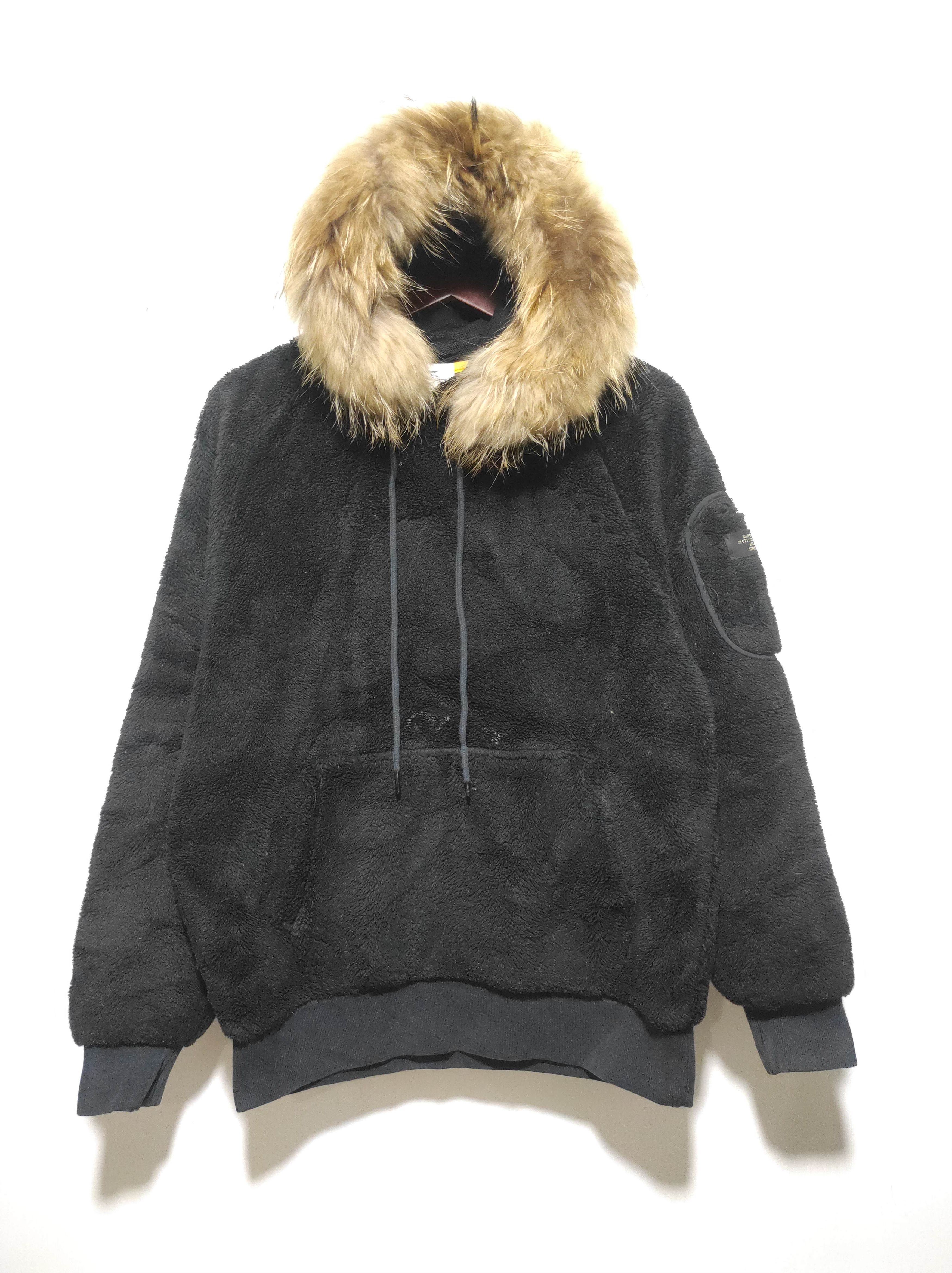 Japanese Brand Arcato Sherpa Fur Hoodie i6w9 lgb style Size US M / EU 48-50 / 2 - 2 Thumbnail