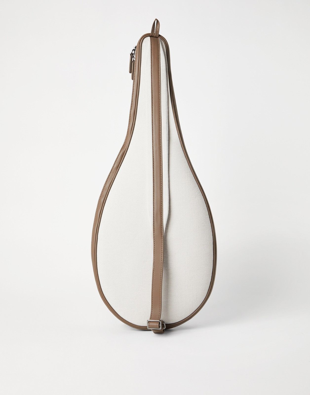 Brunello Cucinelli o1la1rc1a0326 Size: OS / Canvas Racket Holder in White Size ONE SIZE - 2 Thumbnail