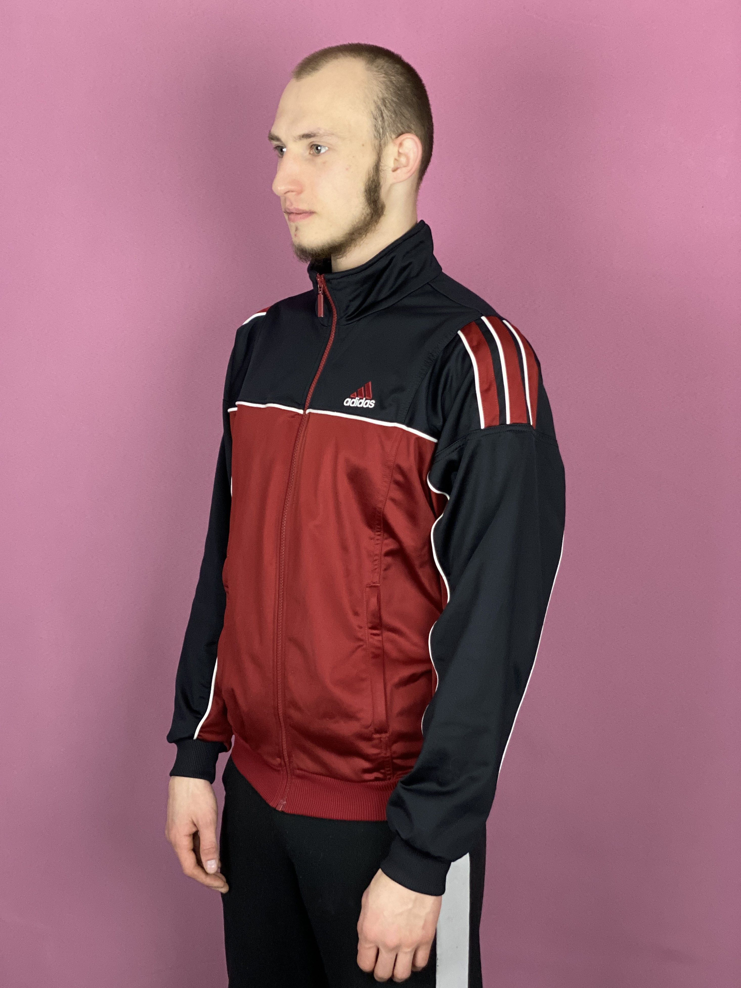 Adidas track jacket logo back deals