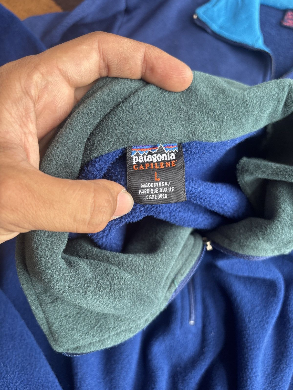 Patagonia 1990’s Vintage Patagonia Capilene fleece Made in US Size US L / EU 52-54 / 3 - 7 Thumbnail